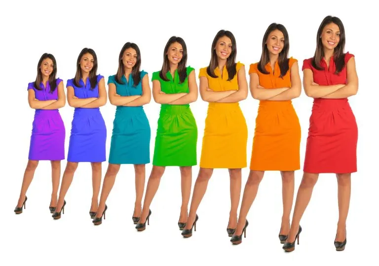 روانشناسی رنگ های لباس