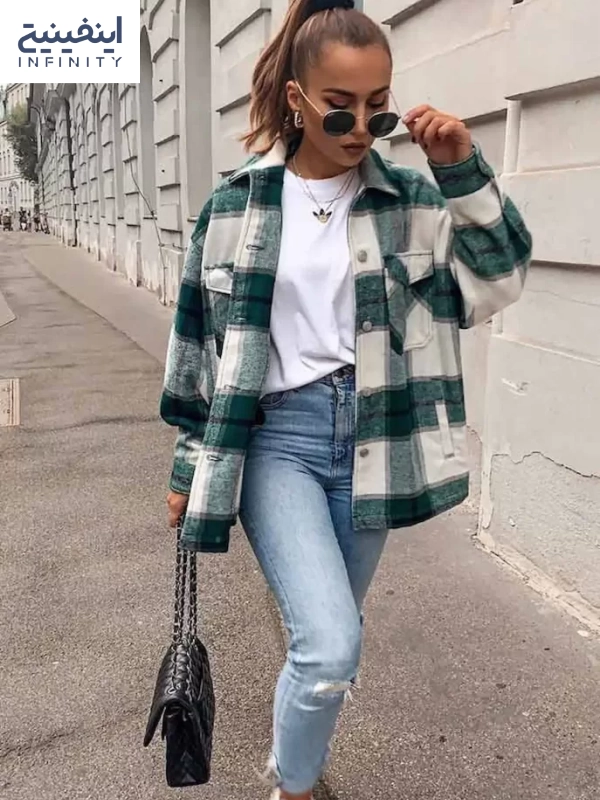 استایل پاییزی دخترانه با هودی