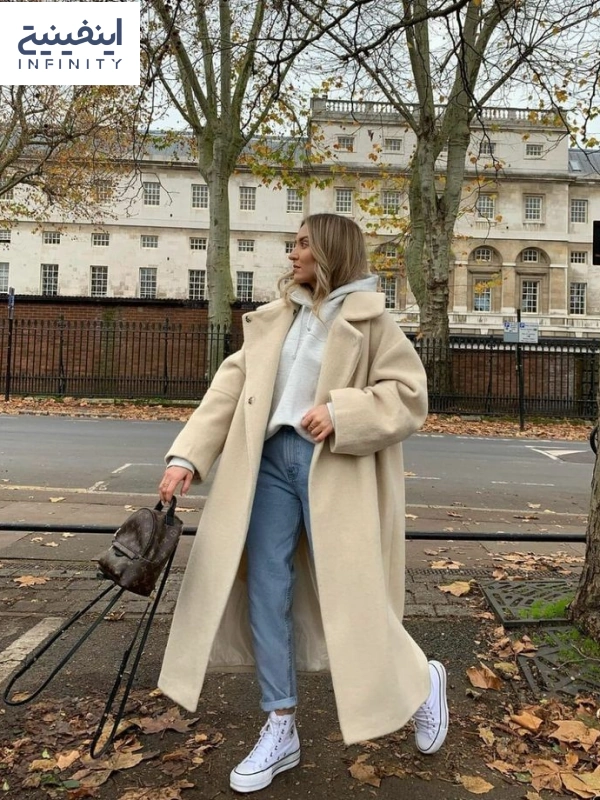 استایل پاییزی دخترانه با هودی