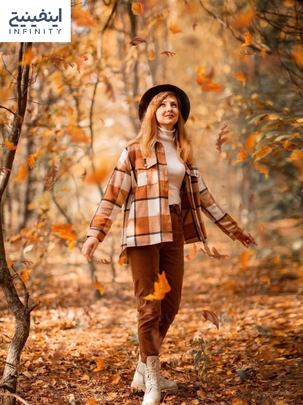 تیپ پاییزی دخترانه نوجوان