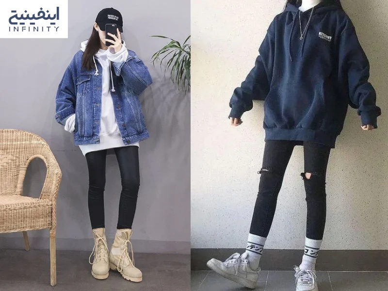 تیپ پاییزی دخترانه نوجوان