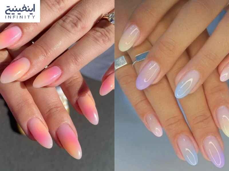 طرح ناخن شیک و باکلاس تابستانی دخترانه