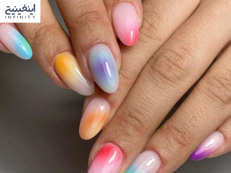 طرح ناخن شیک و باکلاس تابستانی دخترانه