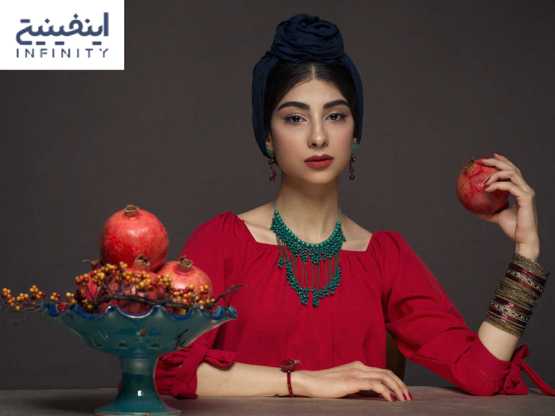 عکس خفن تزیین هدایای شب یلدا برای عروس