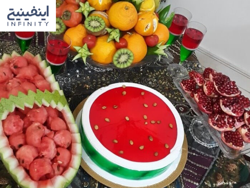 تزئین هدایای شب یلدا برای عروس