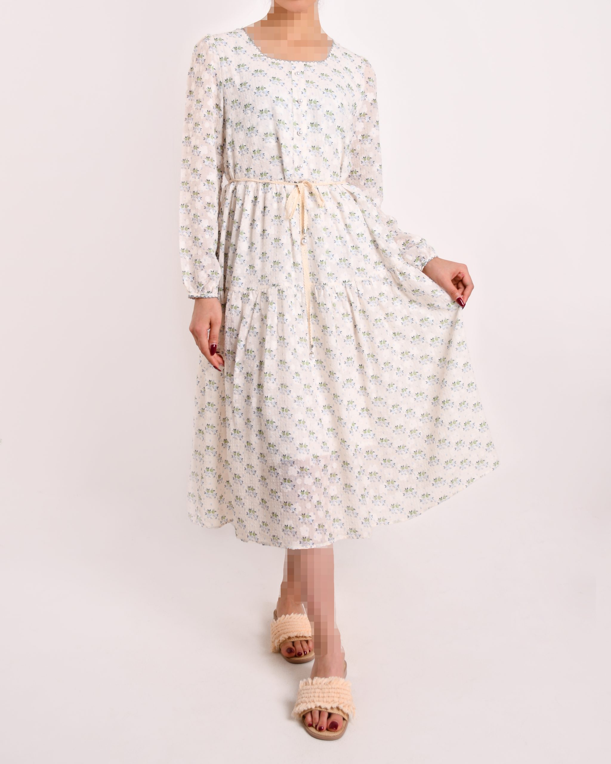 پیراهن گلدار کد OppsiR00508