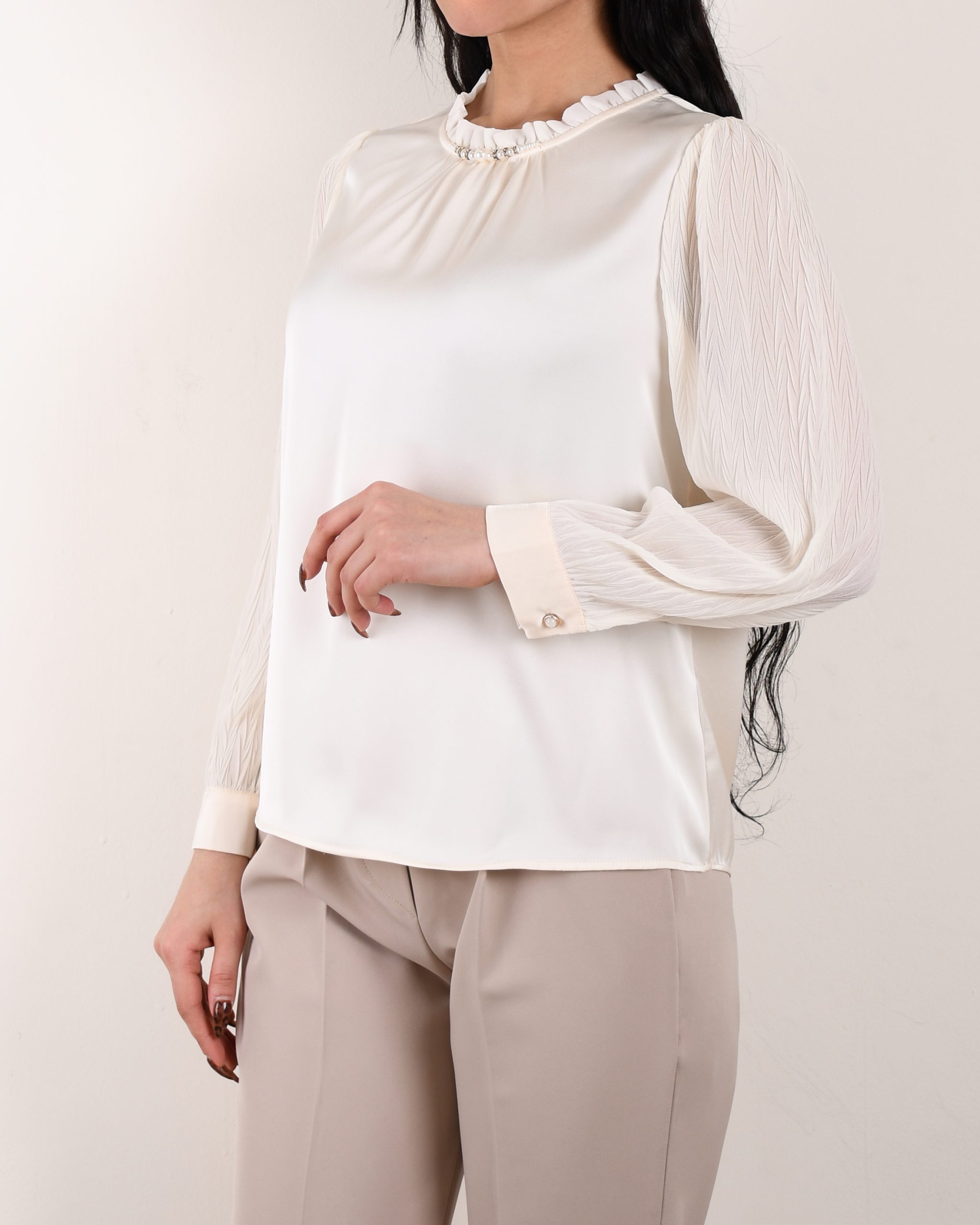 شومیز ساتن آلما OppsiC0060