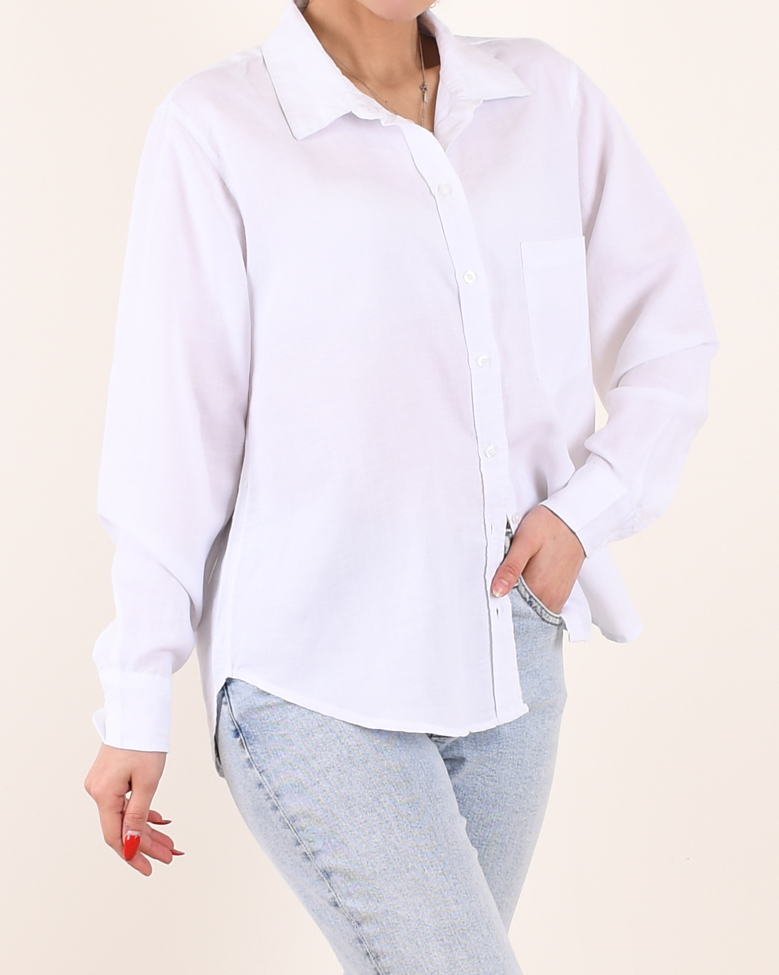 شومیز لینن C00338