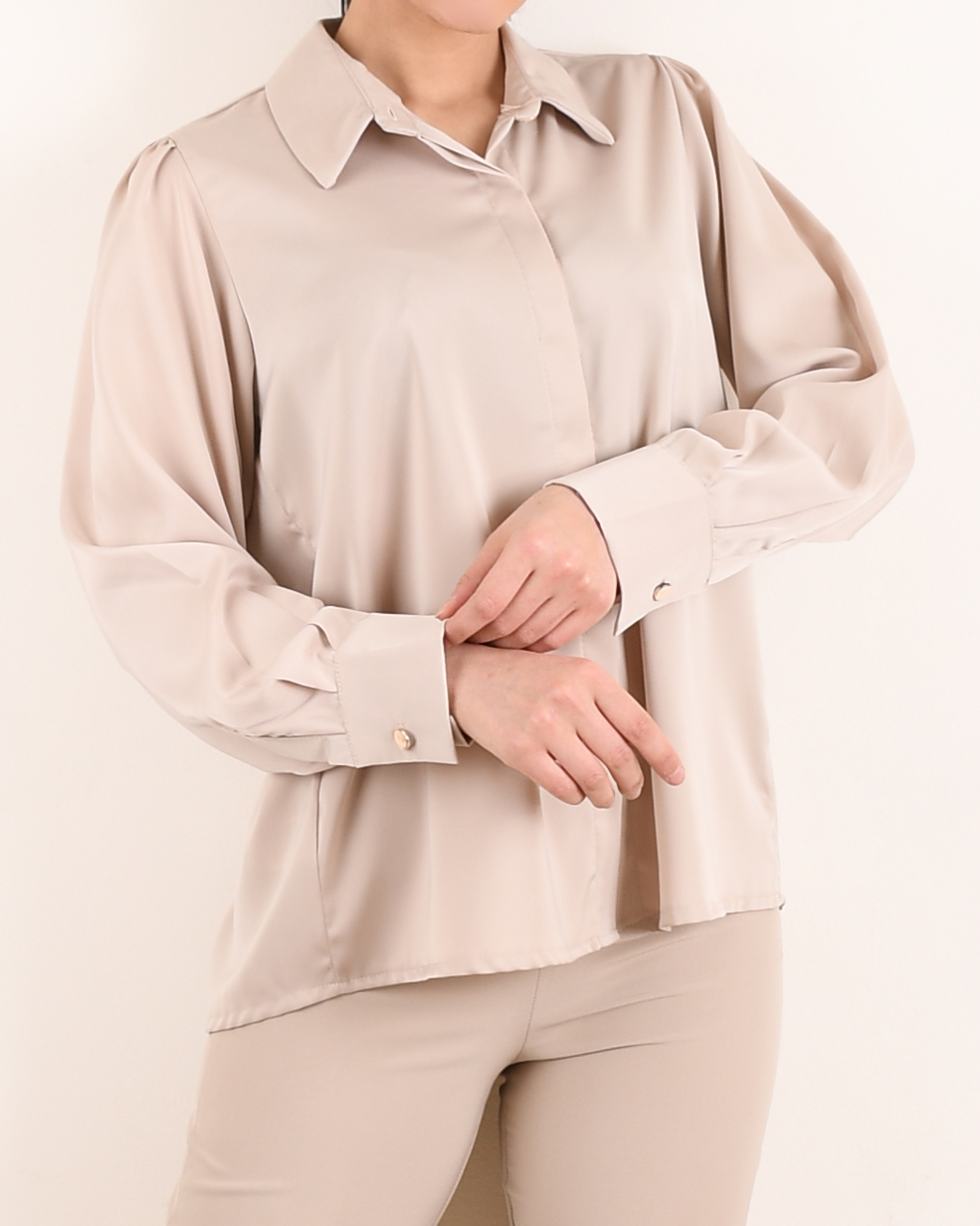 شومیز ساتن C00377