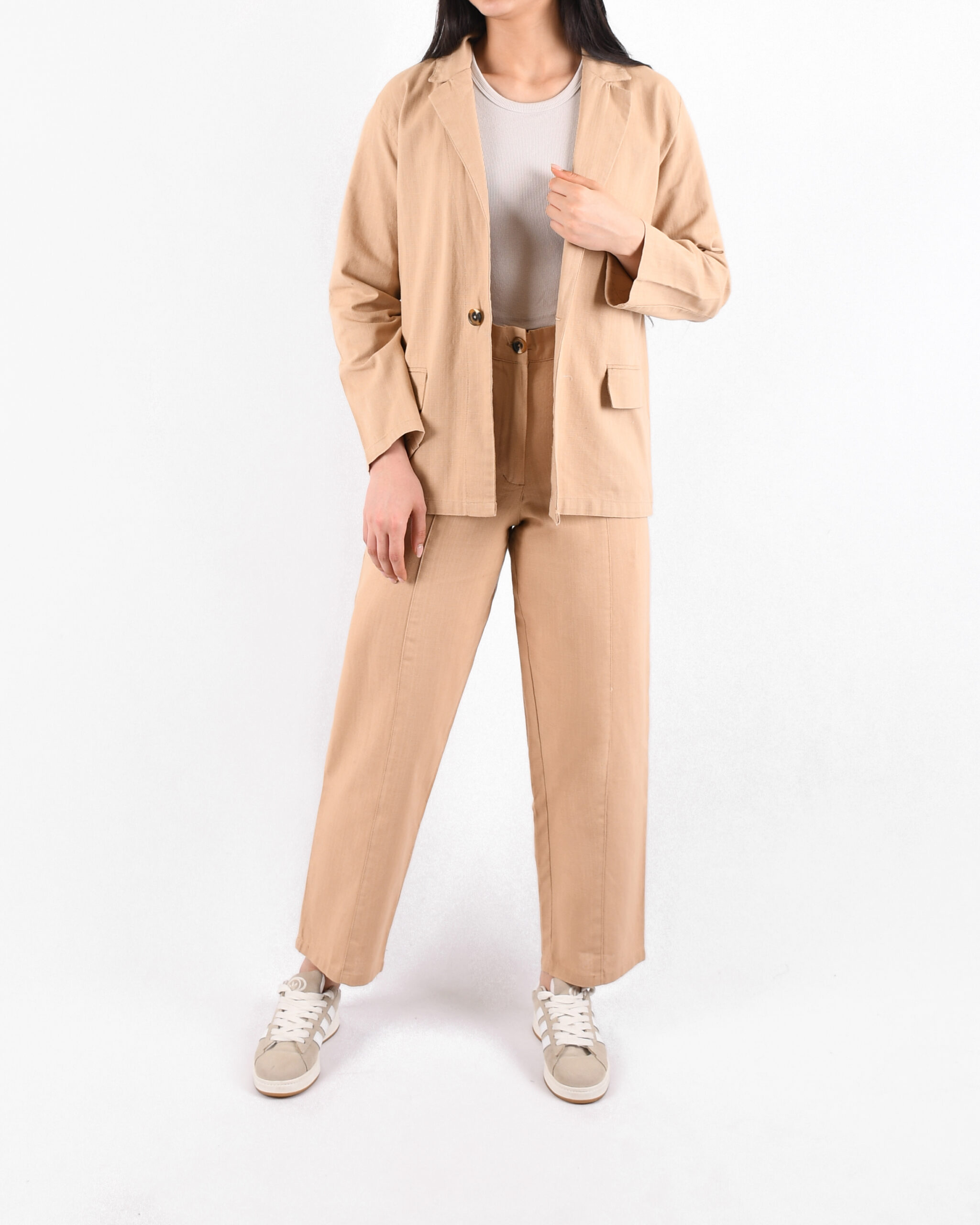 کت و شلوار لینن C00333