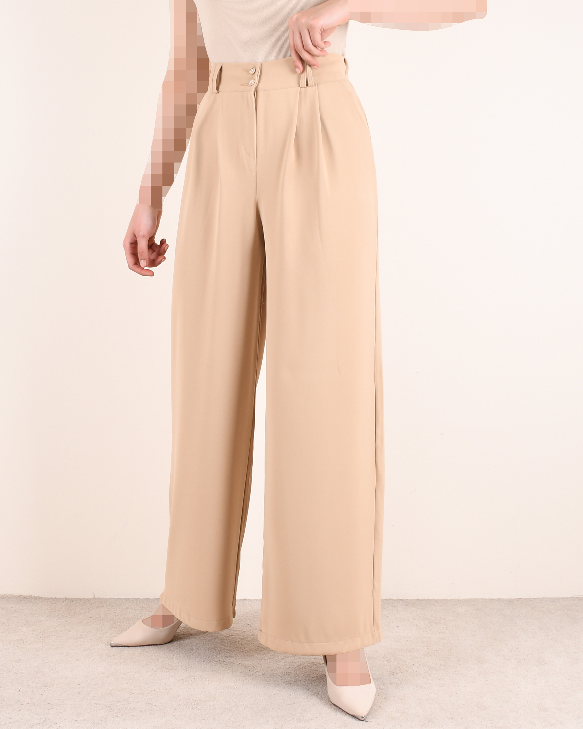 شلوار کرپ باربی D00247