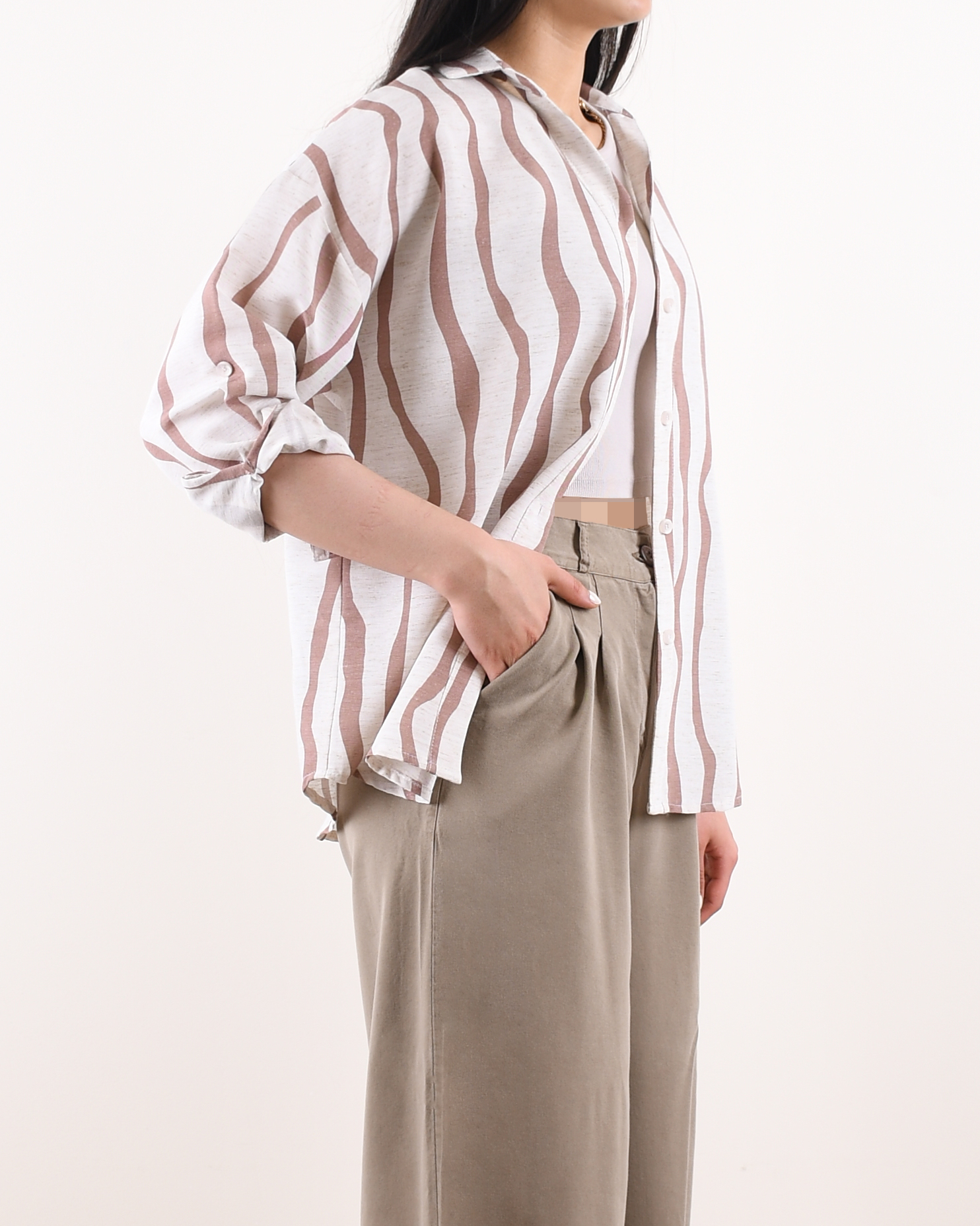 شومیز طرحدار D00273