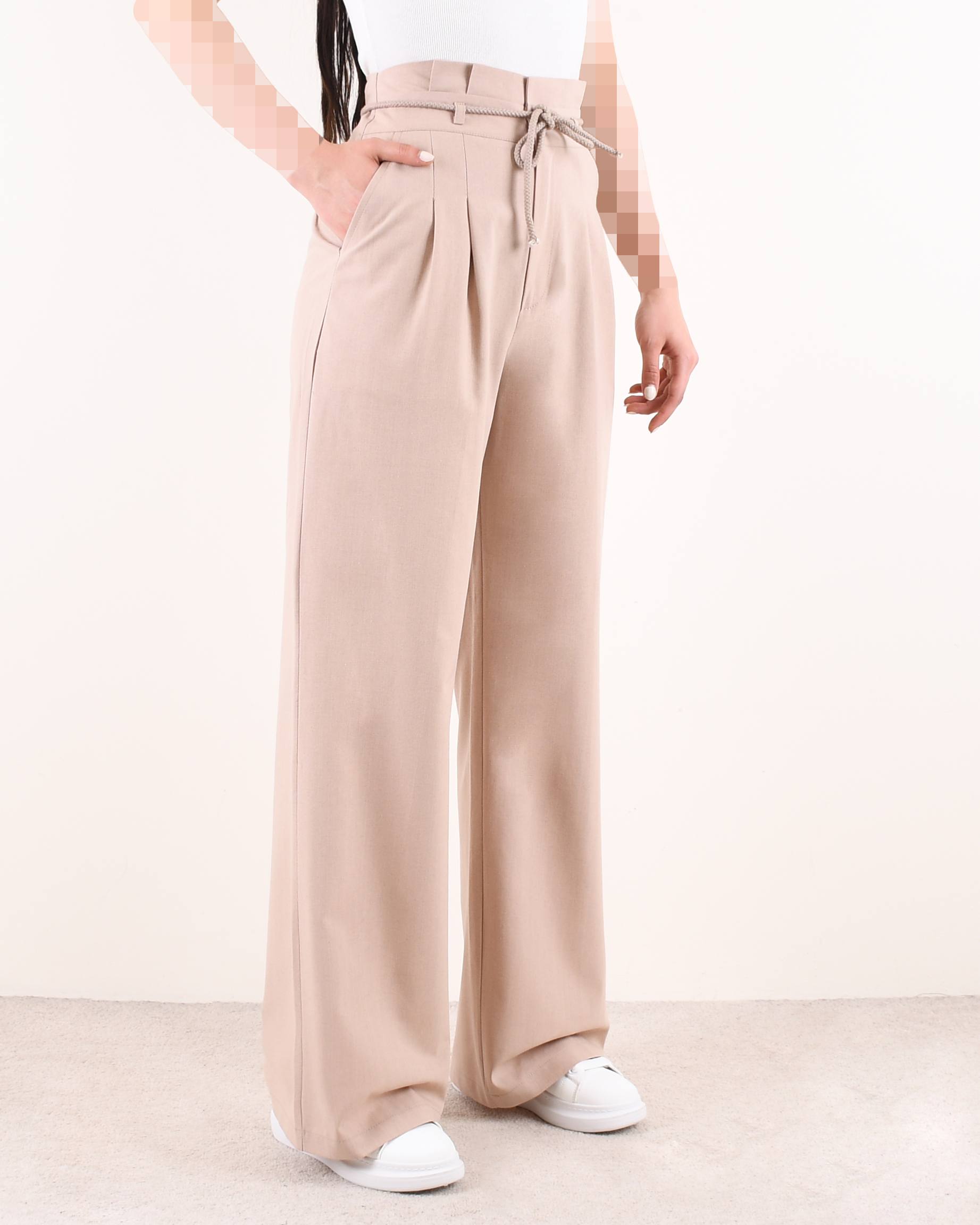 شلوار بگ کمربندی SHC0099