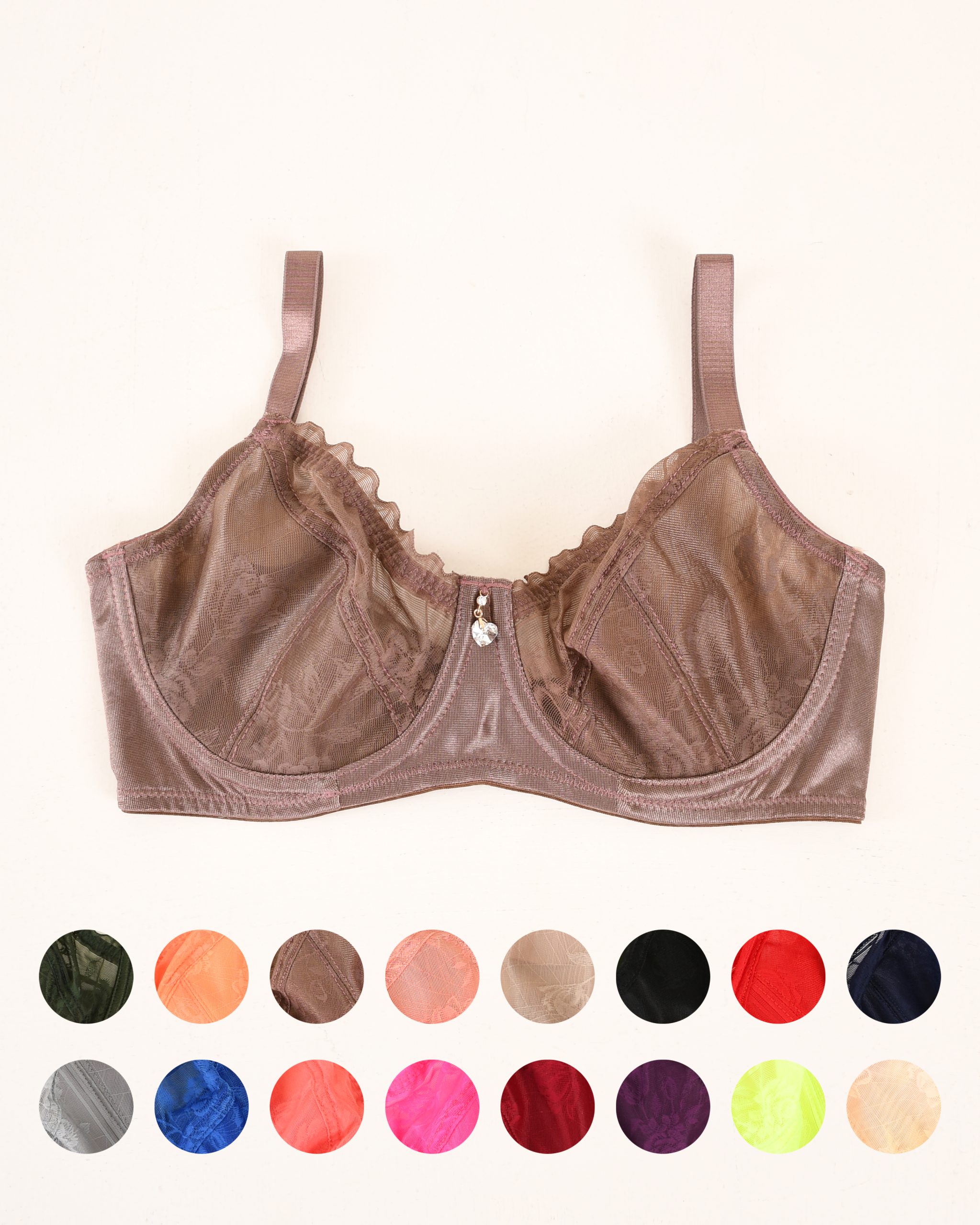 سوتین توری فنردار 000541