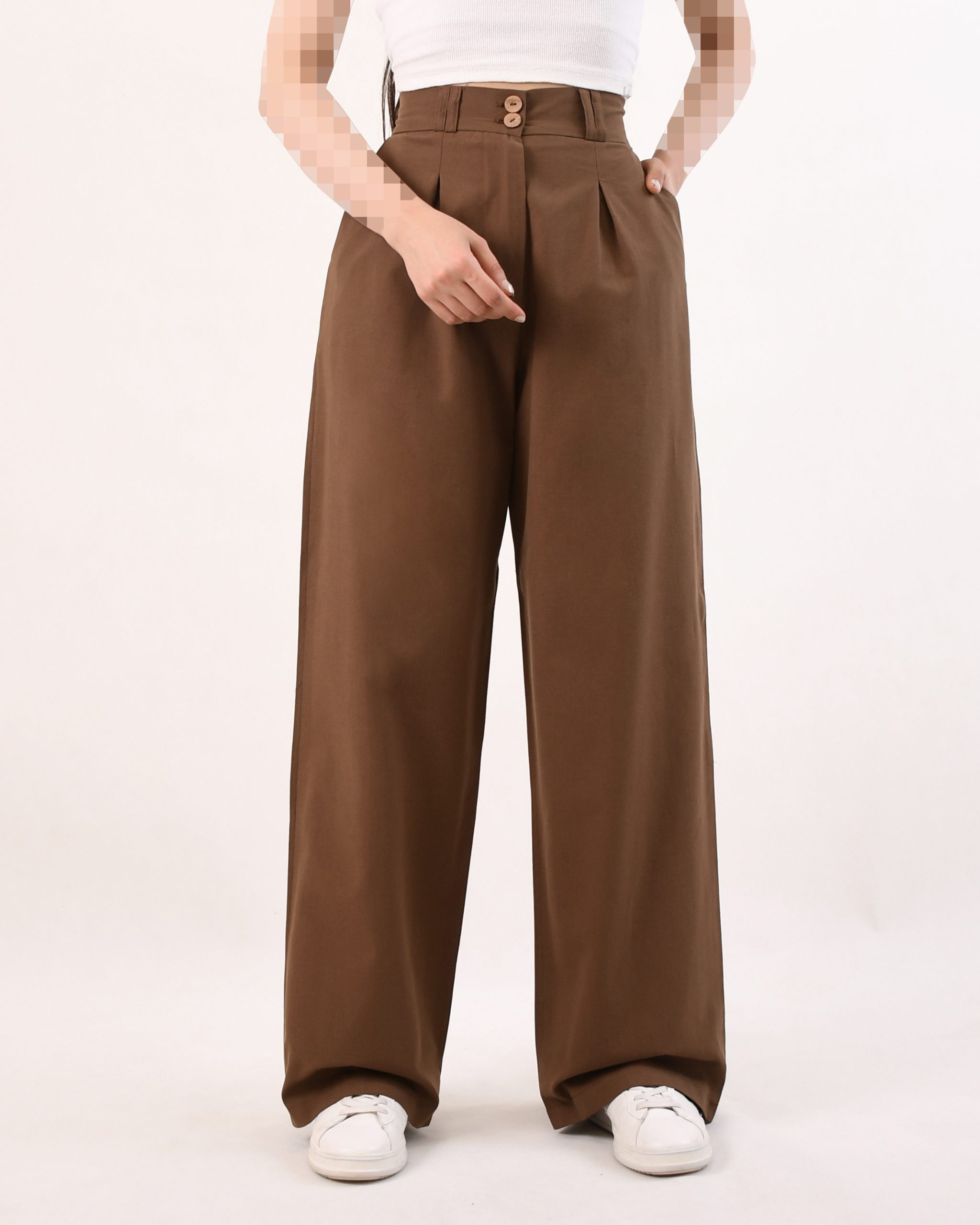 شلوار لینن بگ C00473