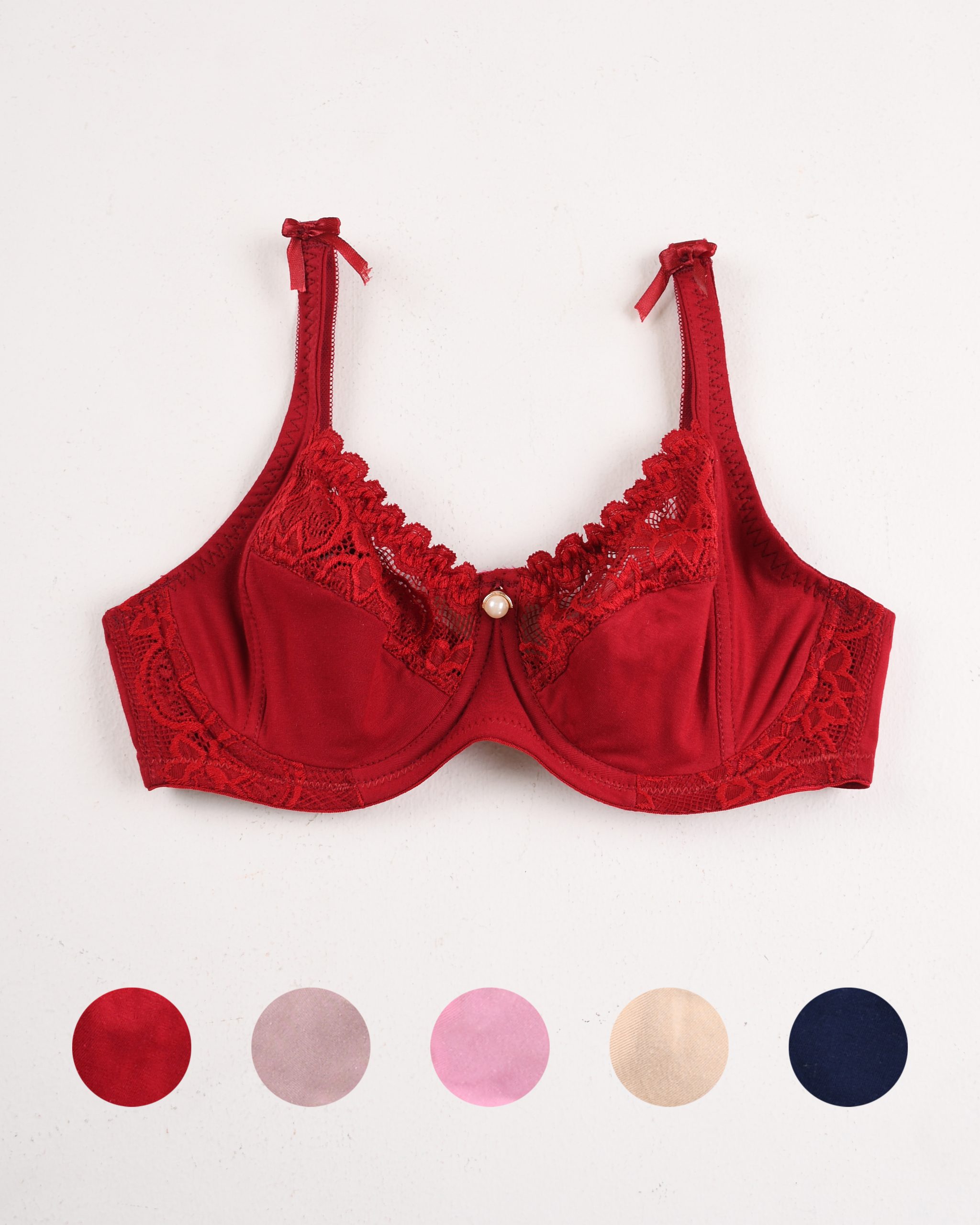 سوتین نخی دانتل فنردار 000534