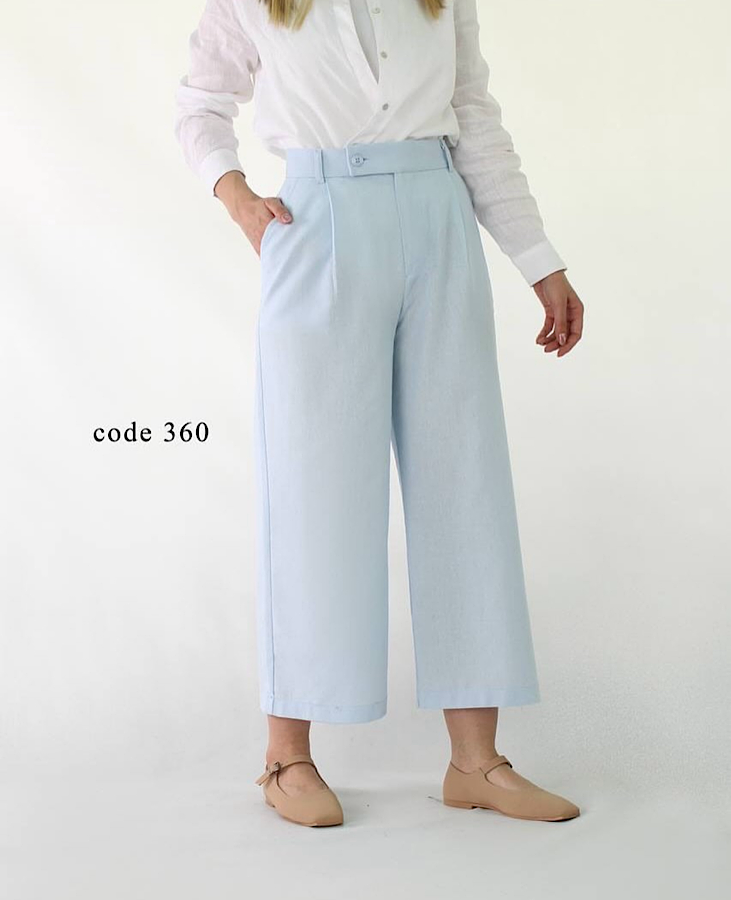 شلوار لینن لارا C00451