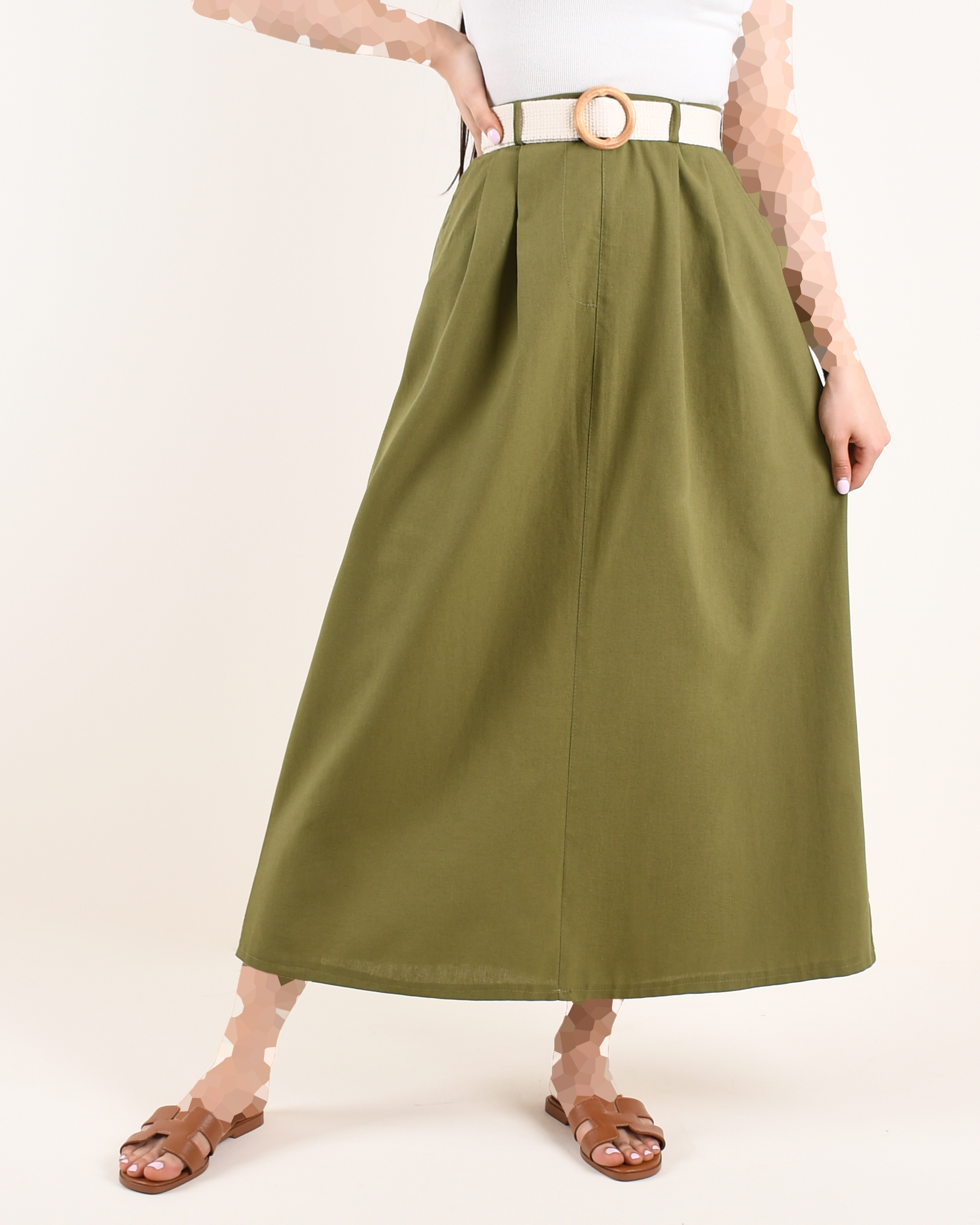 دامن لینن C00523