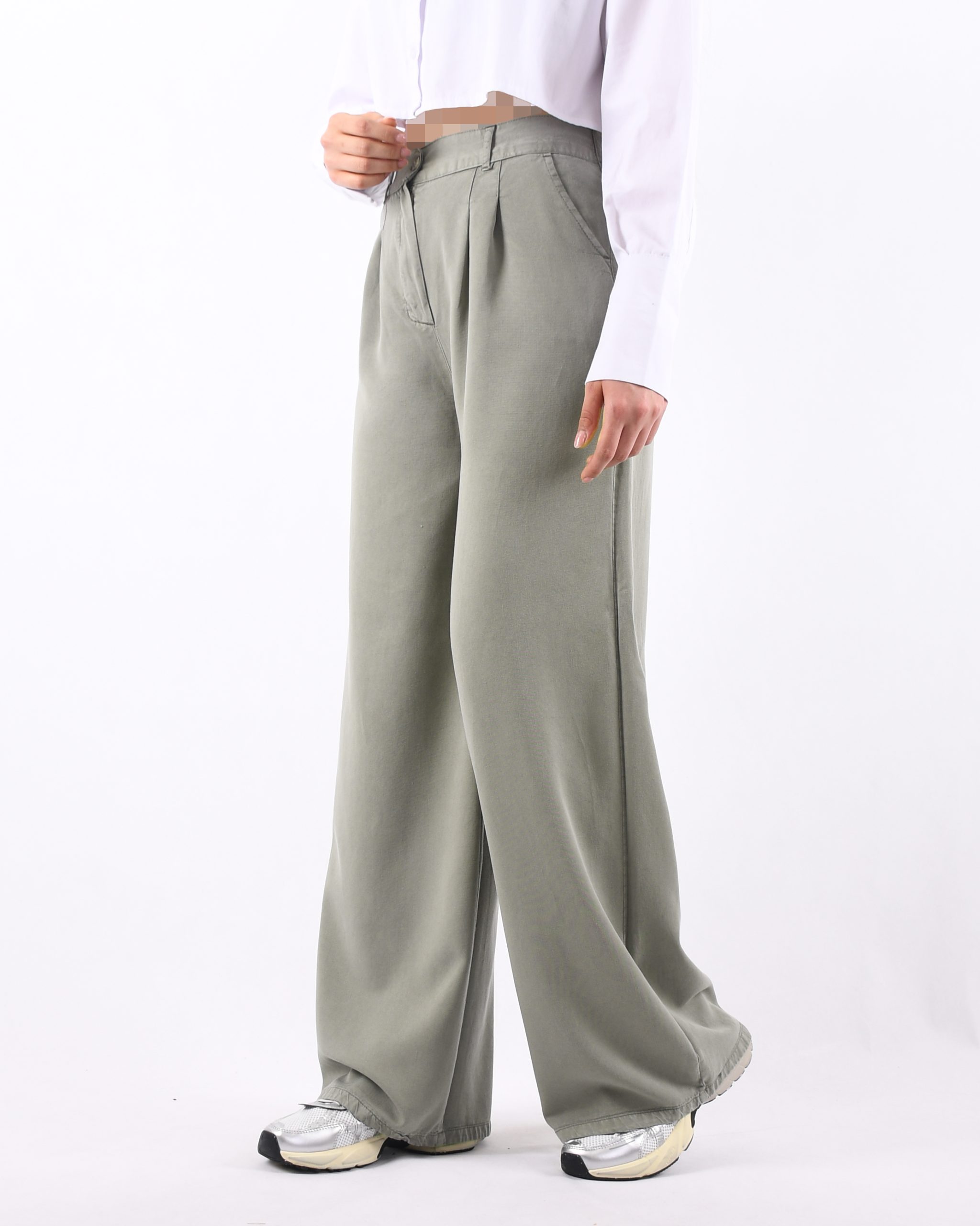 شلوار کتان سیلک فول بگ C00551