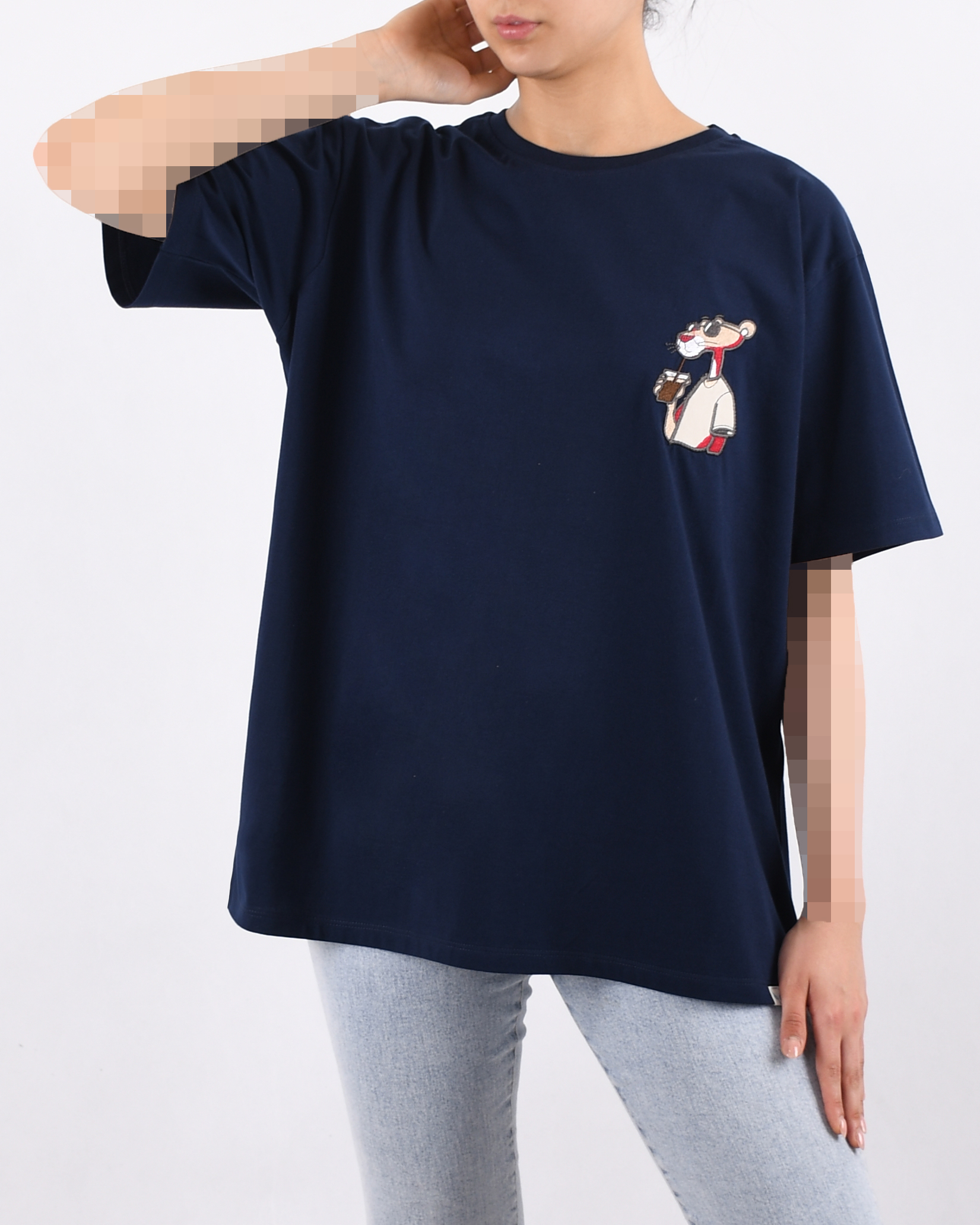 تیشرت پلنگ صورتی C00578