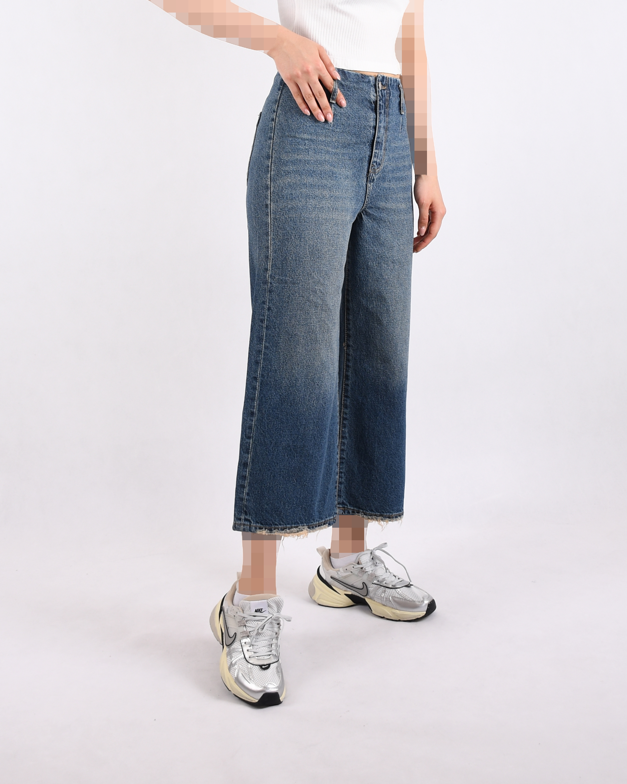 شلوار جین واید لگ C00590