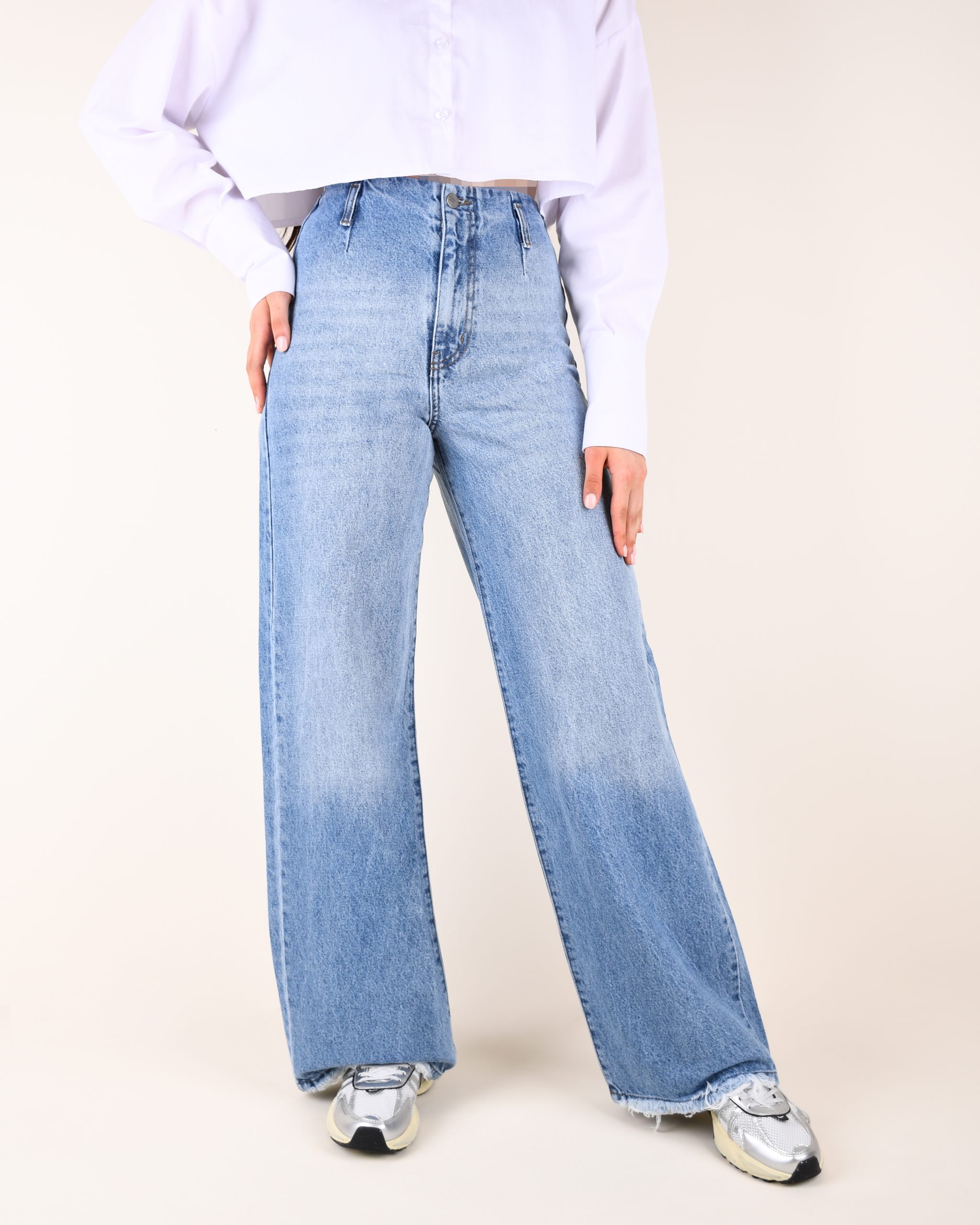 شلوار جینC00598 WIDE LEG