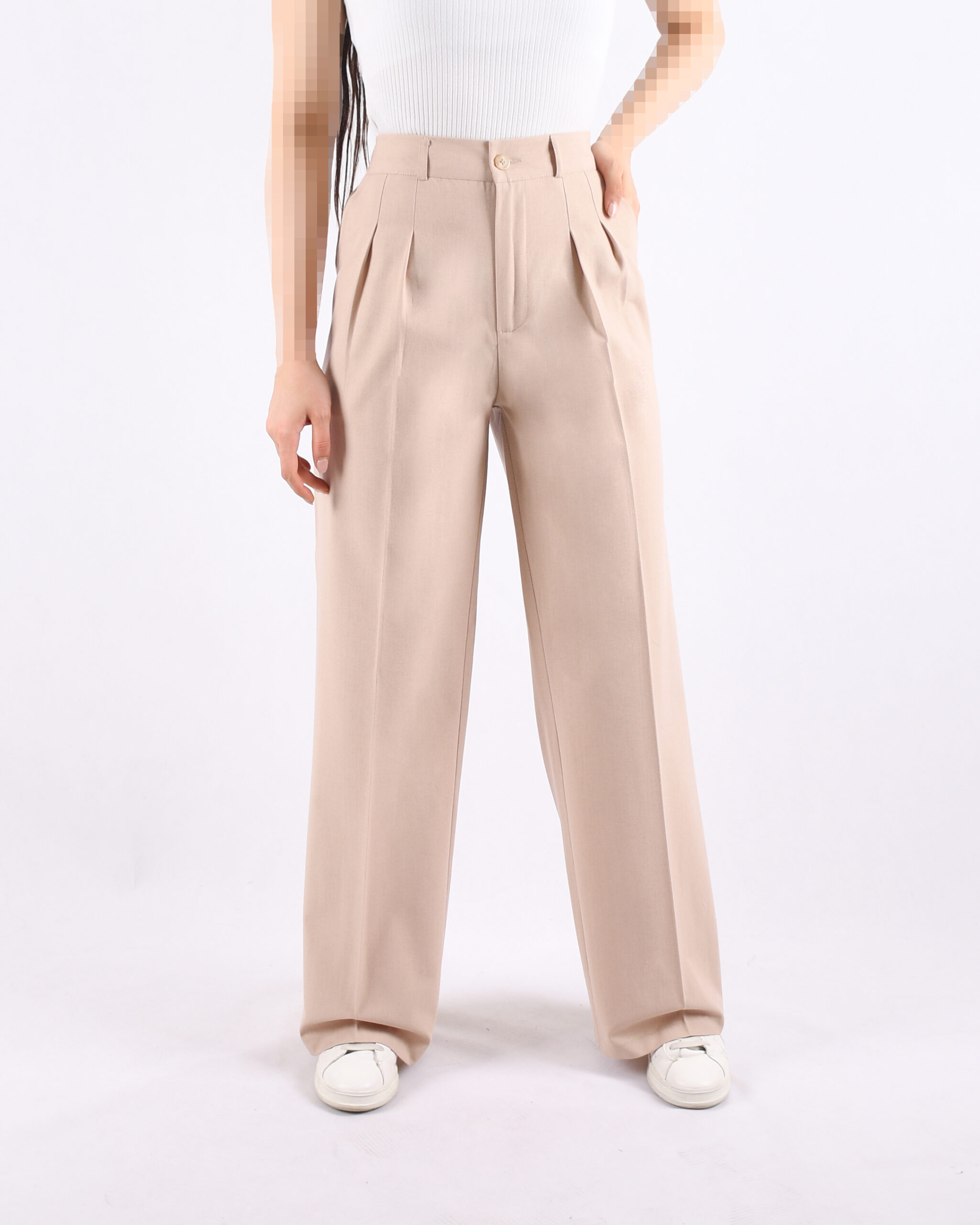 شلوار بگ لینن لنا C00621