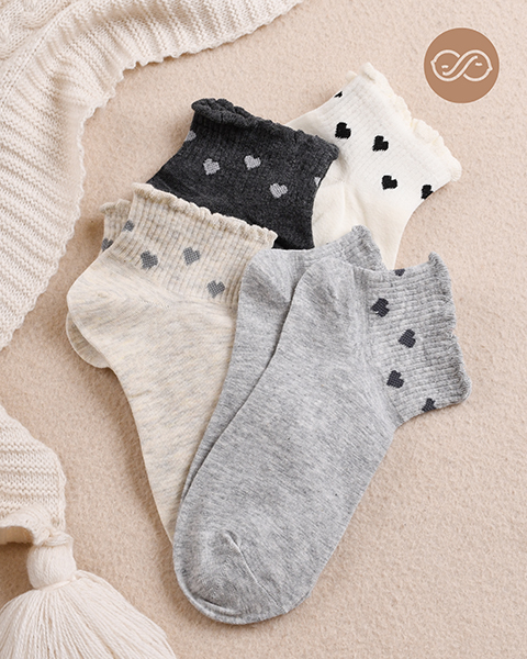 جوراب مچی قلبی 000704