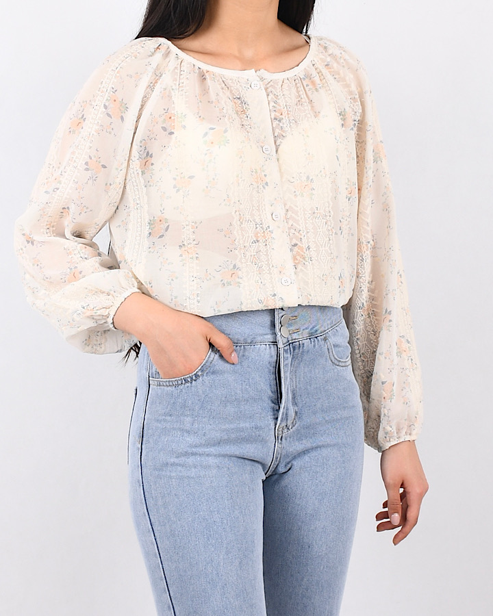 شومیز خامه دوزی c00588