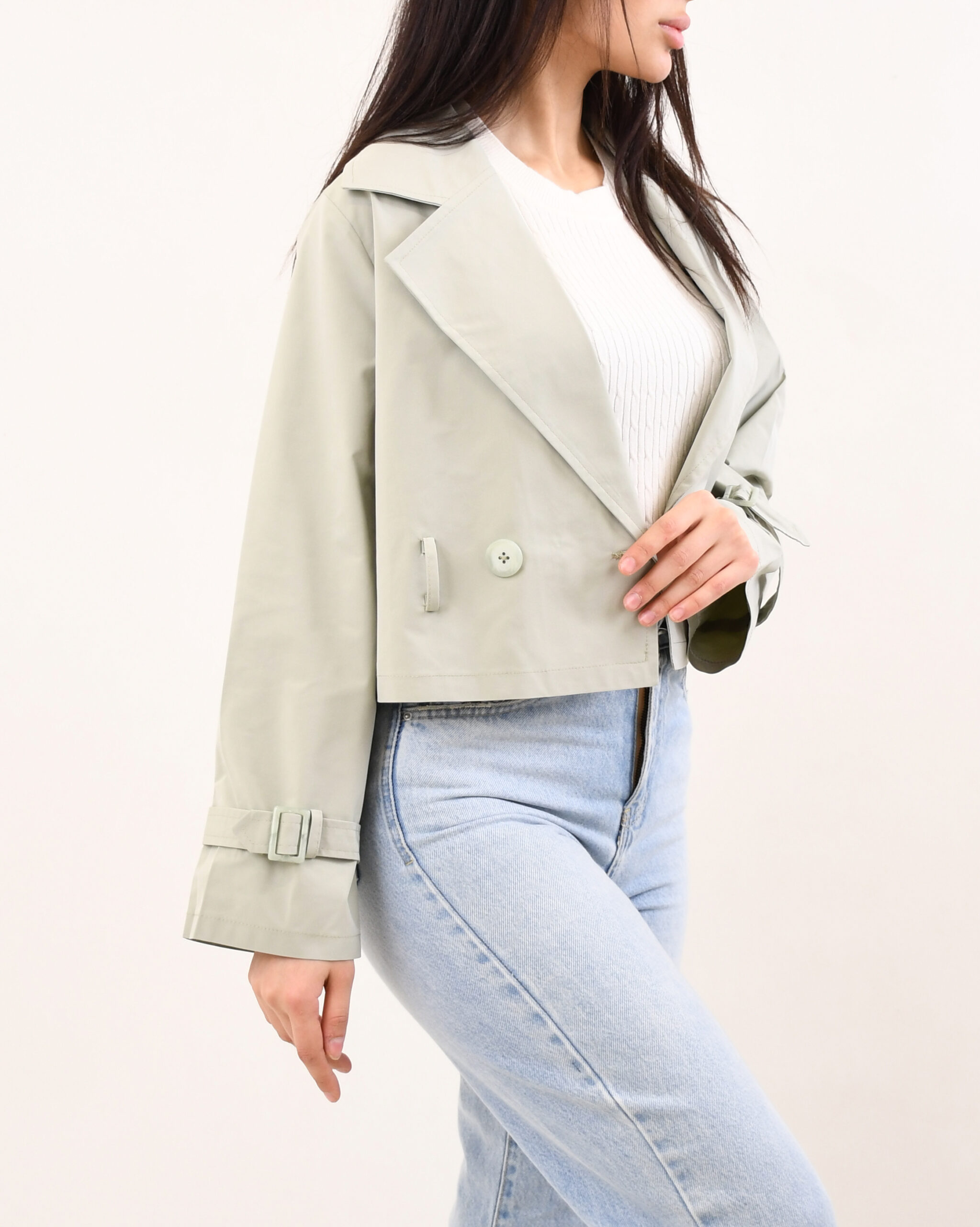 ترنچ کت آبیتا L0050