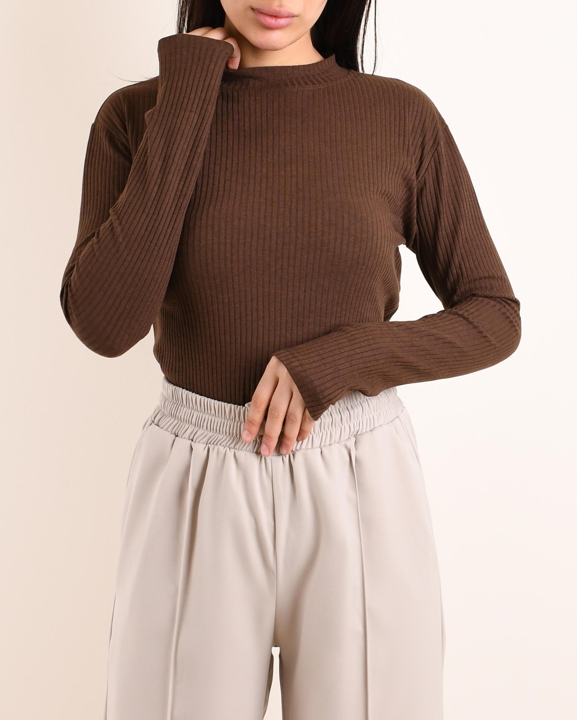 بلوز یقه ایستاده L0072