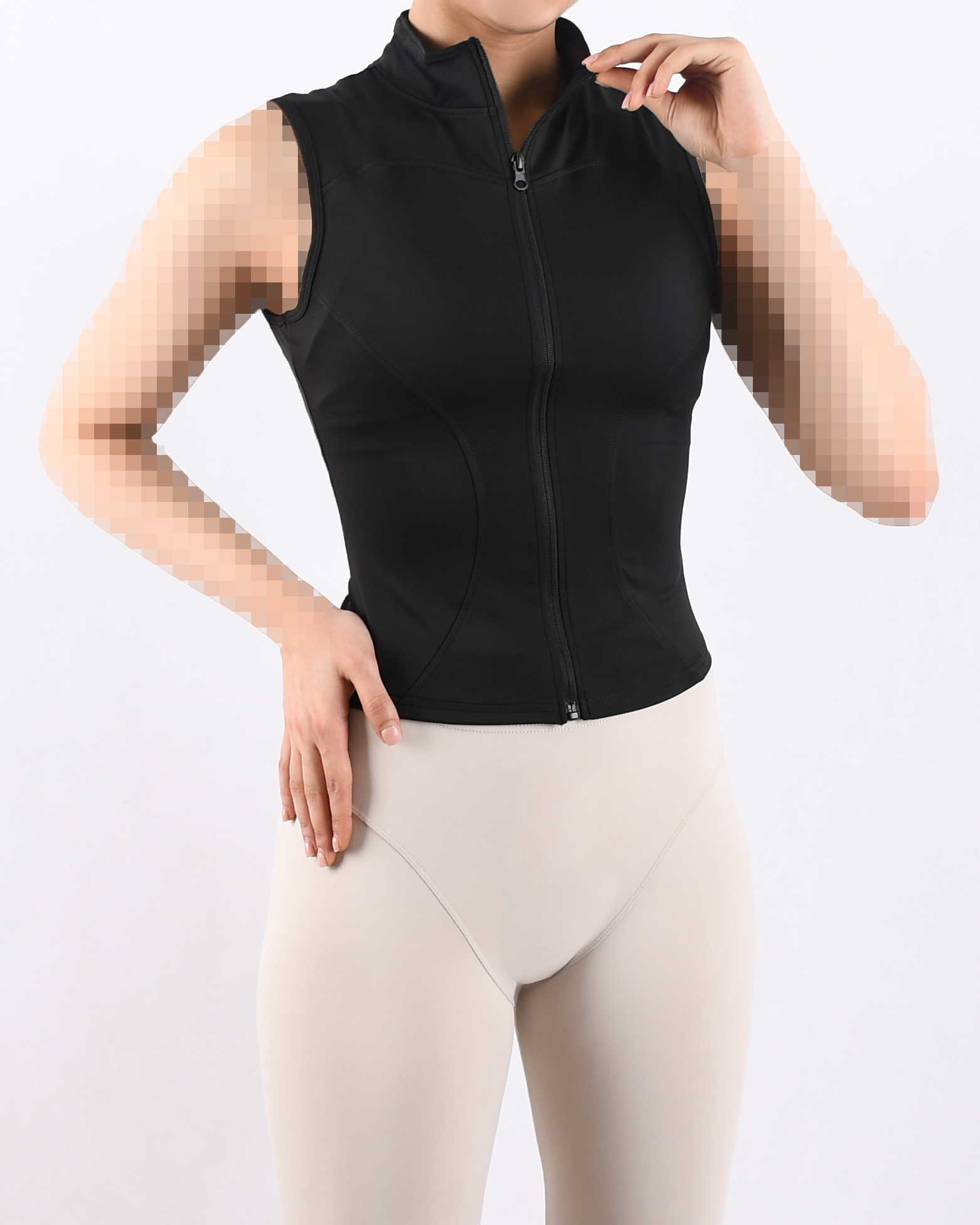 سویشرت حلقه ای جلو زیپ 000732