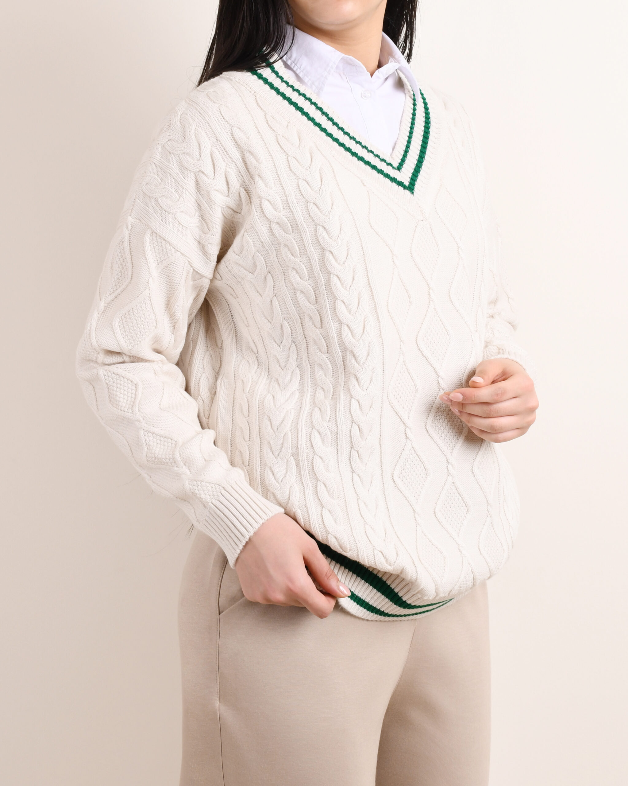 پلیور یقه هفت L0026