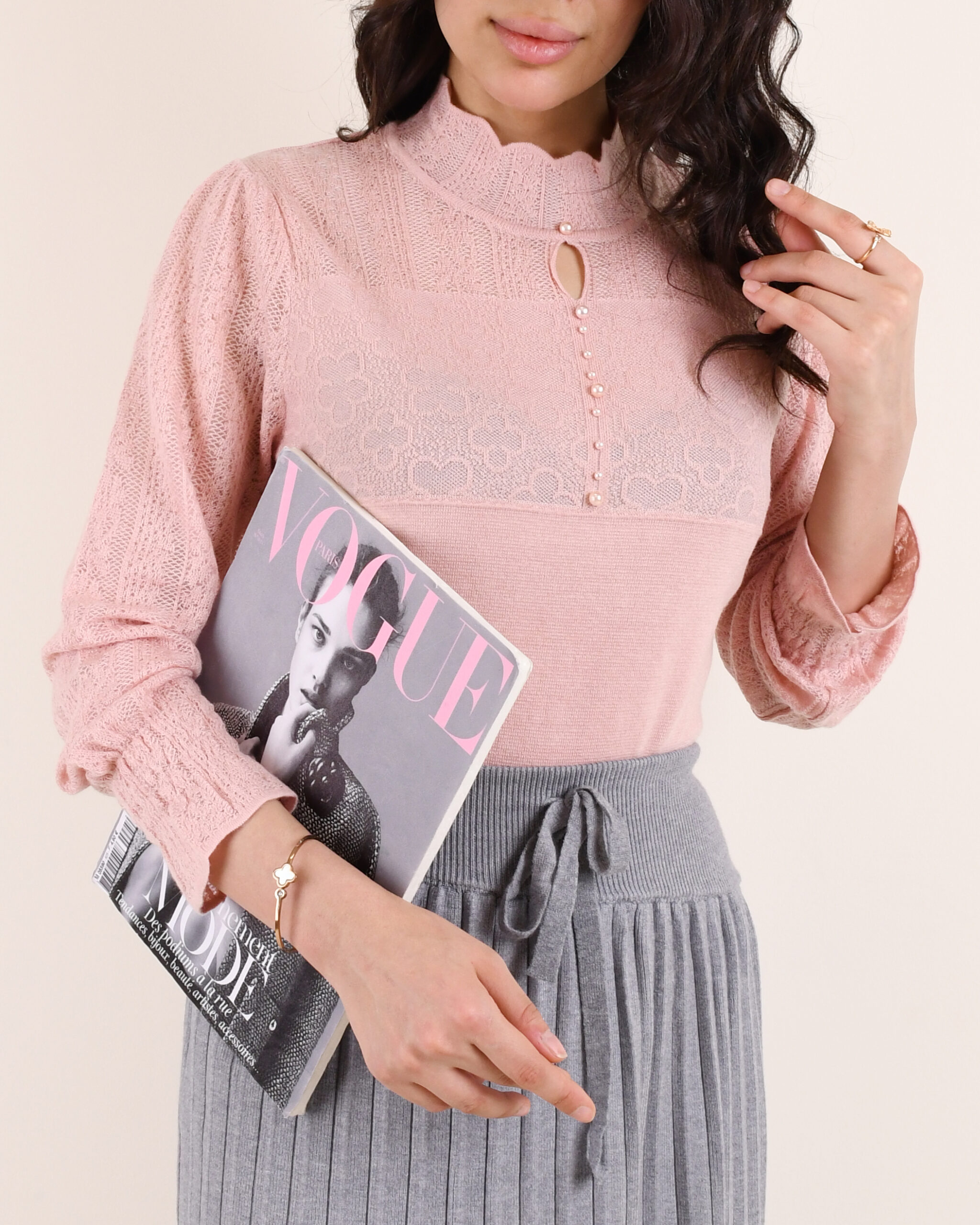 بافت گیپوری مرواریدی OppsiL0030