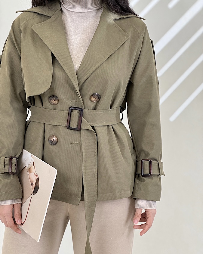 ترنچ کت آستین رگلان L0051