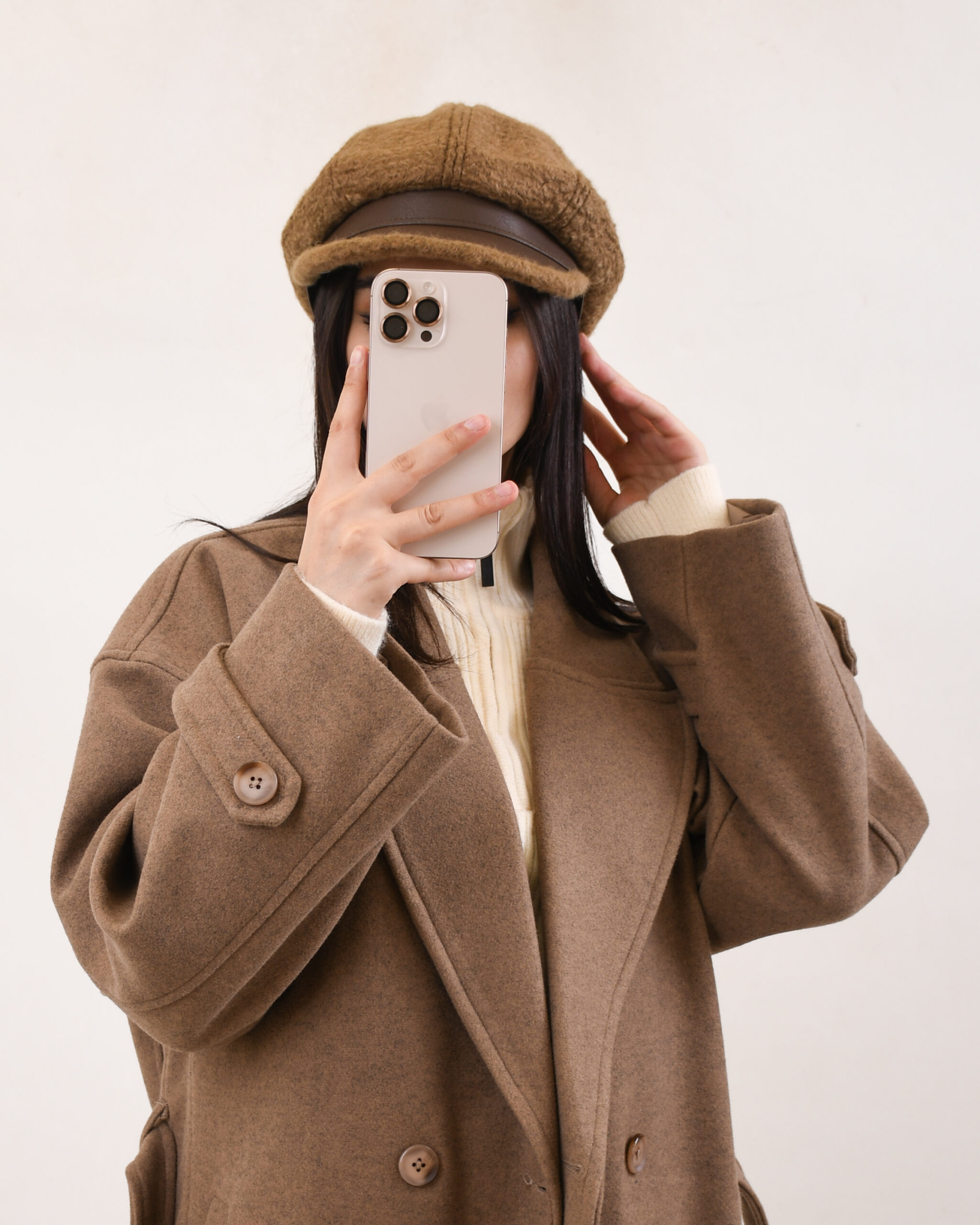 کلاه پشمی لبه دار S00703