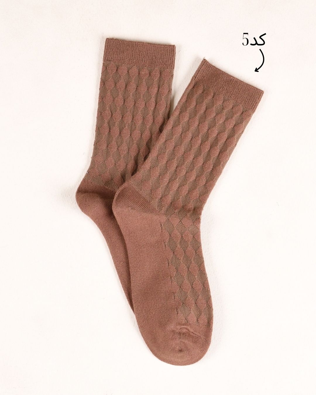 جوراب نیم ساق لوزی 000821