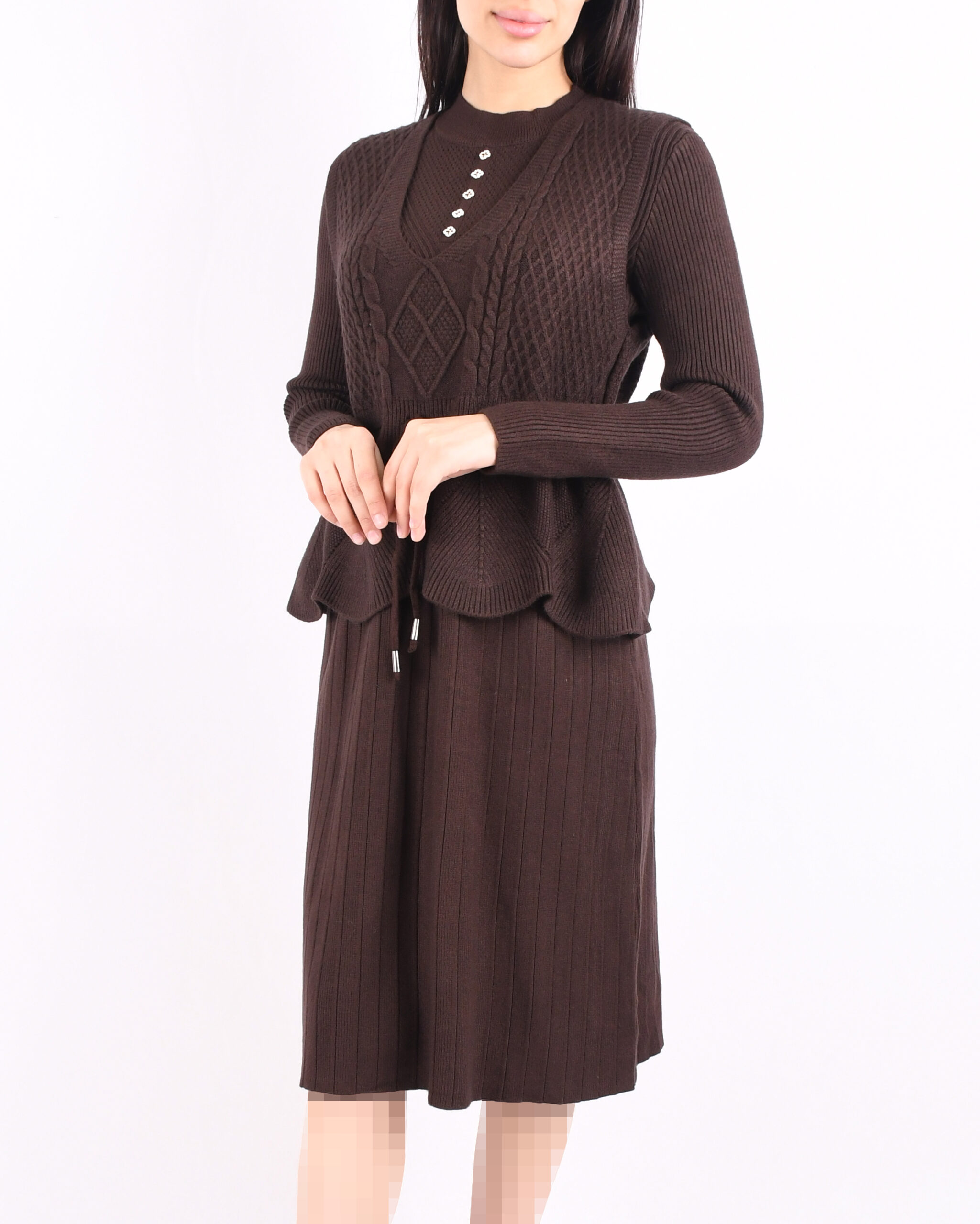 پیراهن بافت دوتیکه OppsiL00228