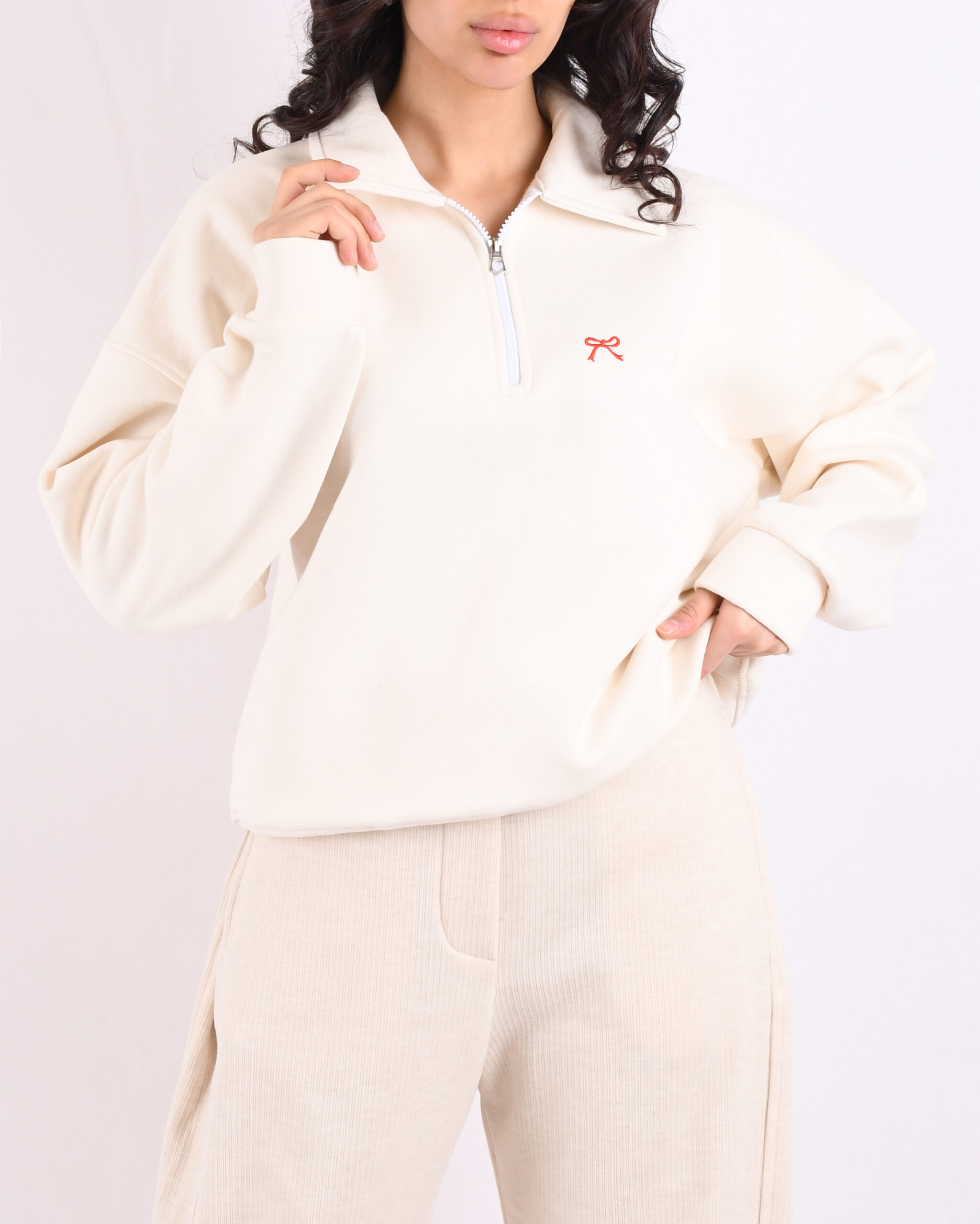 دورس نیم زیپ پاپیون L00296