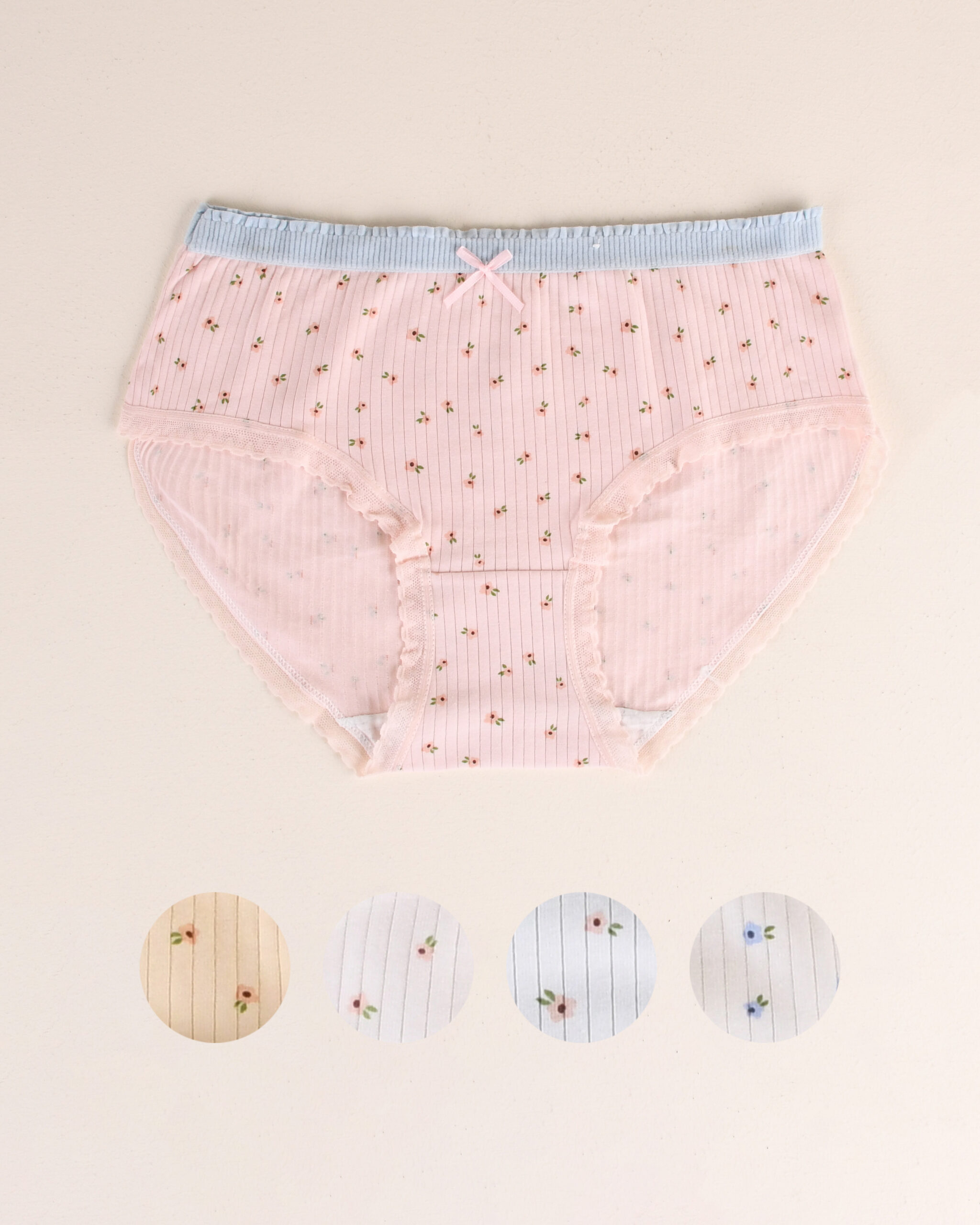 شورت فانتری گلدار 000805