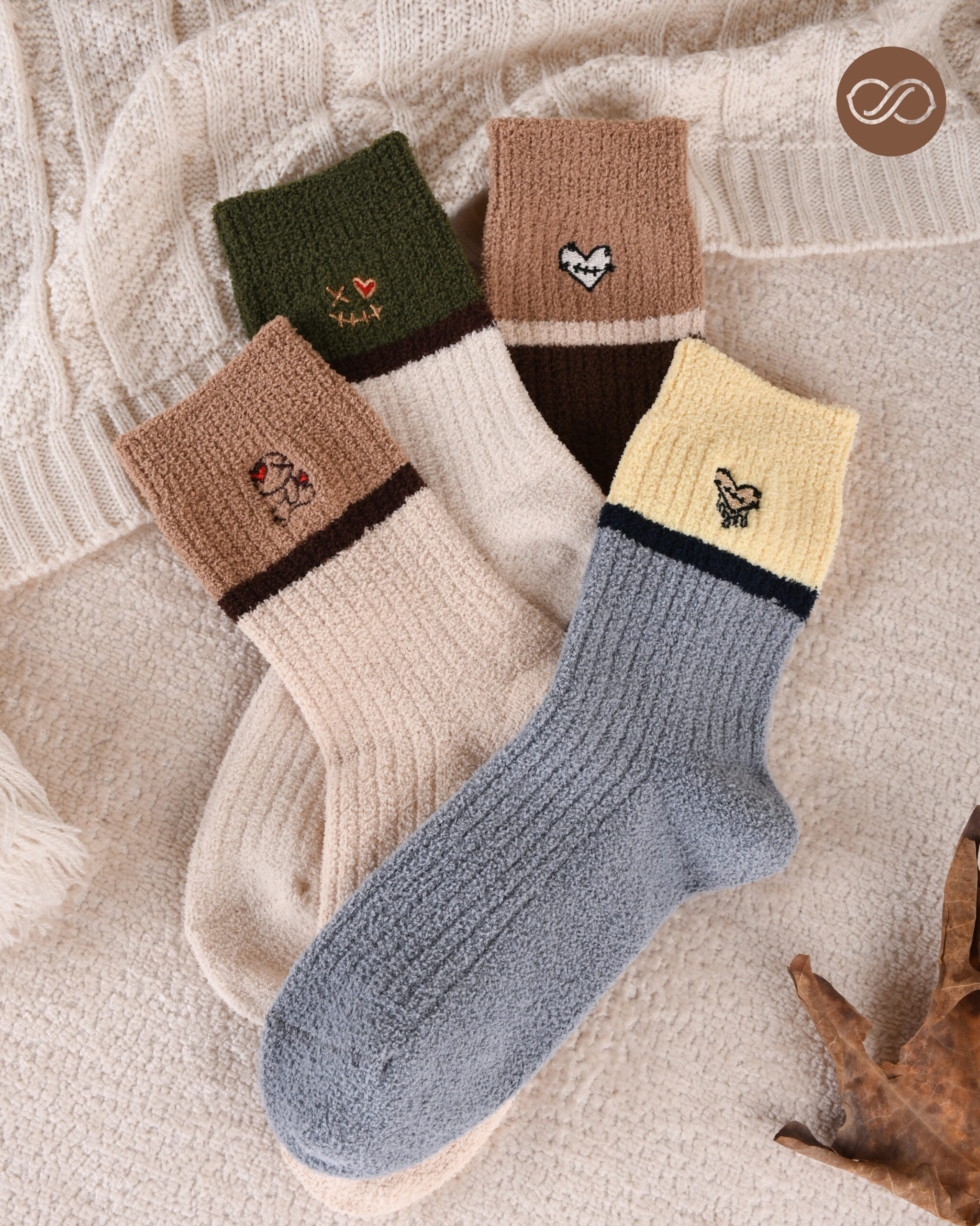 جوراب گلدوزی 000802