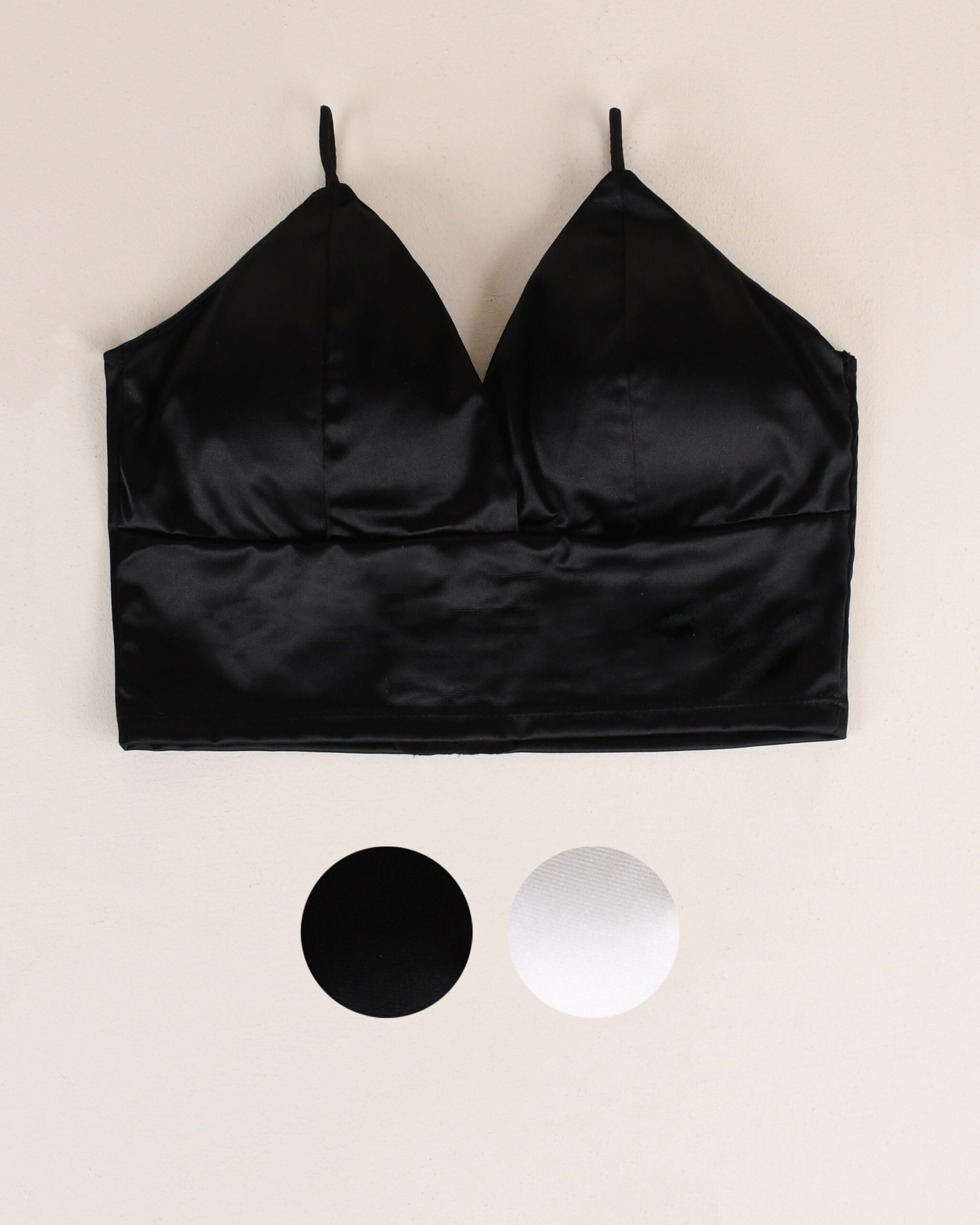 نیم تنه قزن دار ساتن 000836