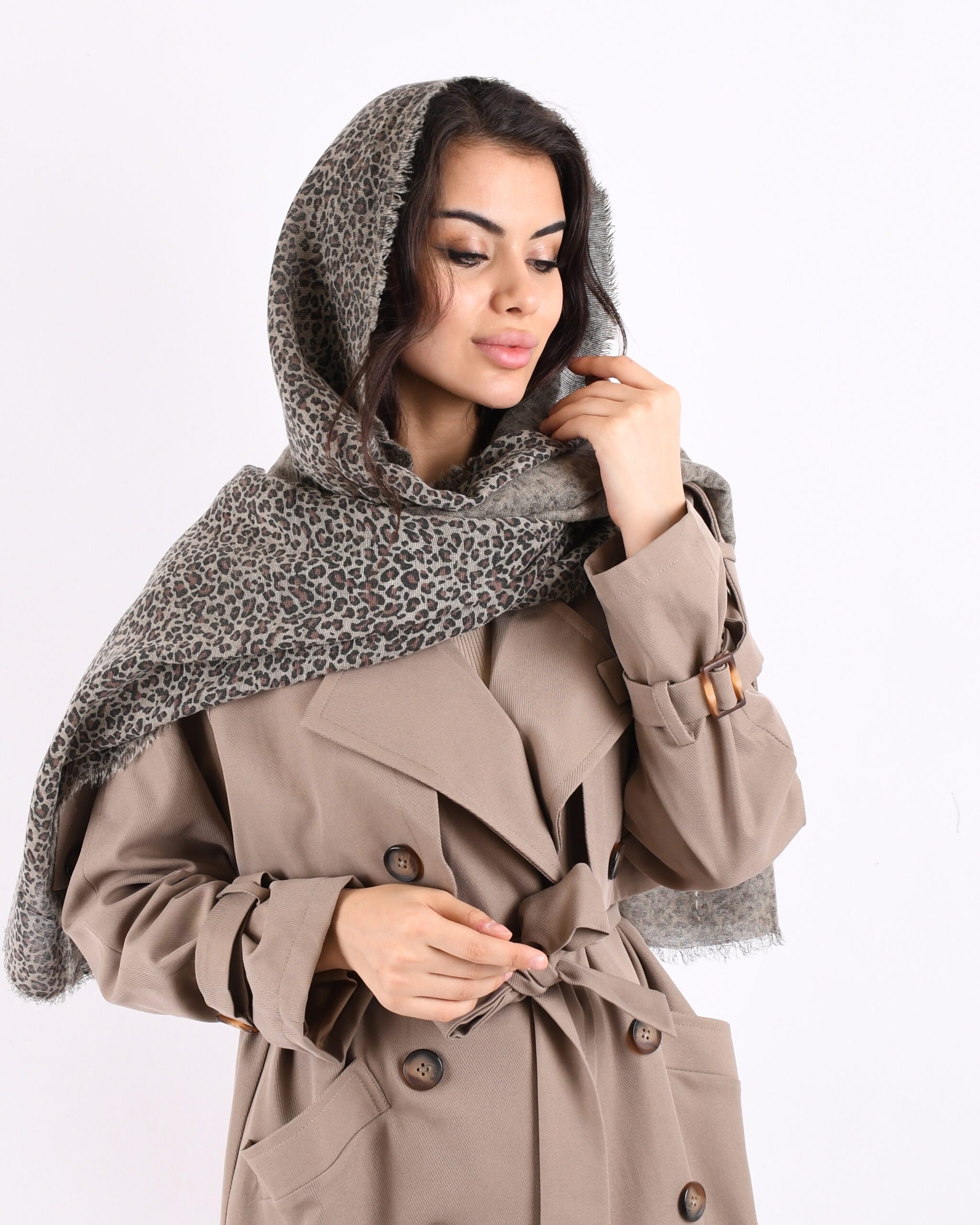 شال پلنگی پاییزه S00758