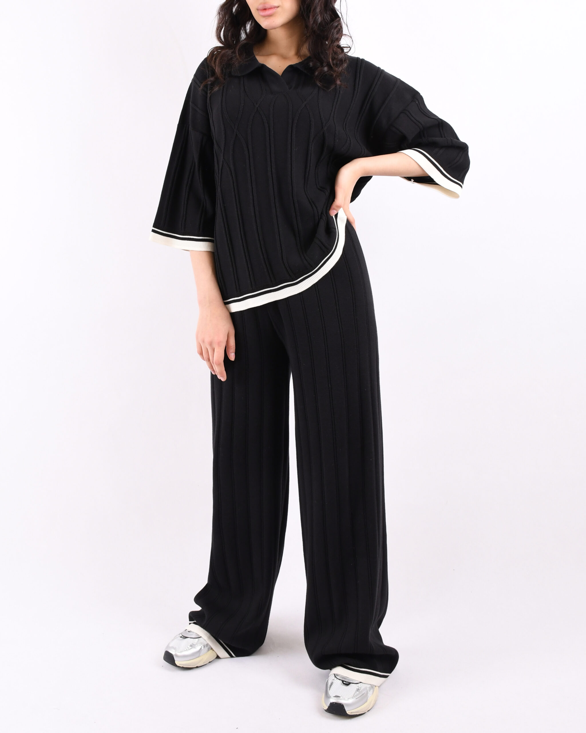 ست بلوز و شلوار بافت L00151