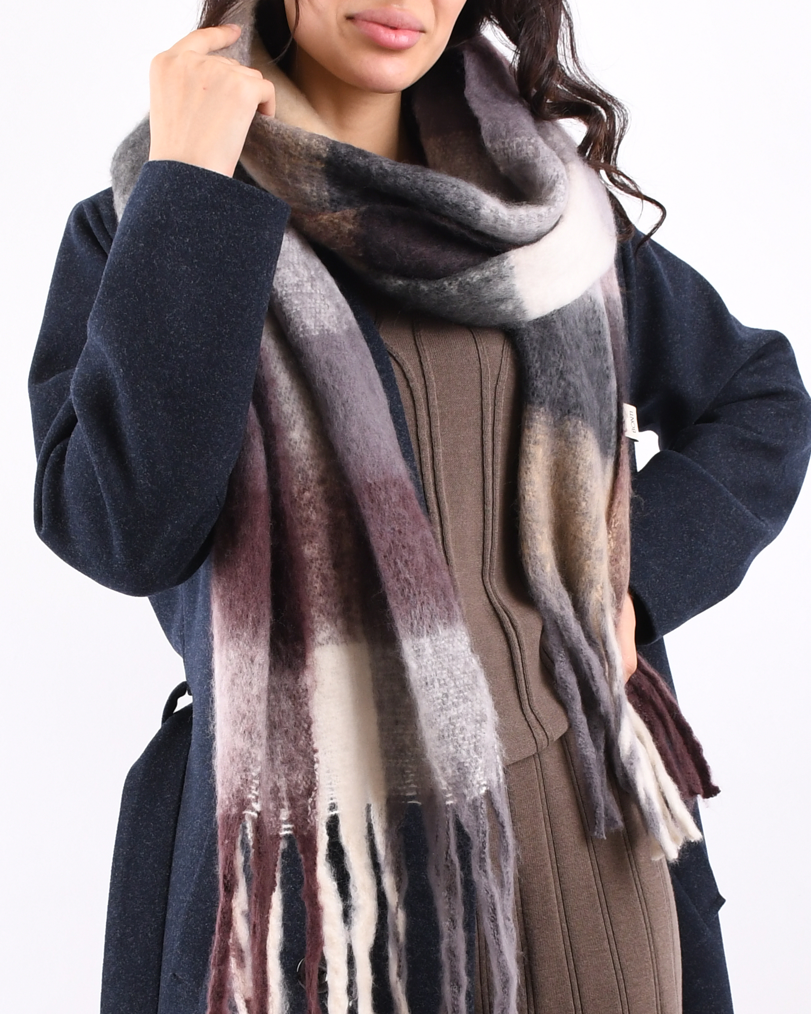 بیگ اسکارف چهارخونه S00763