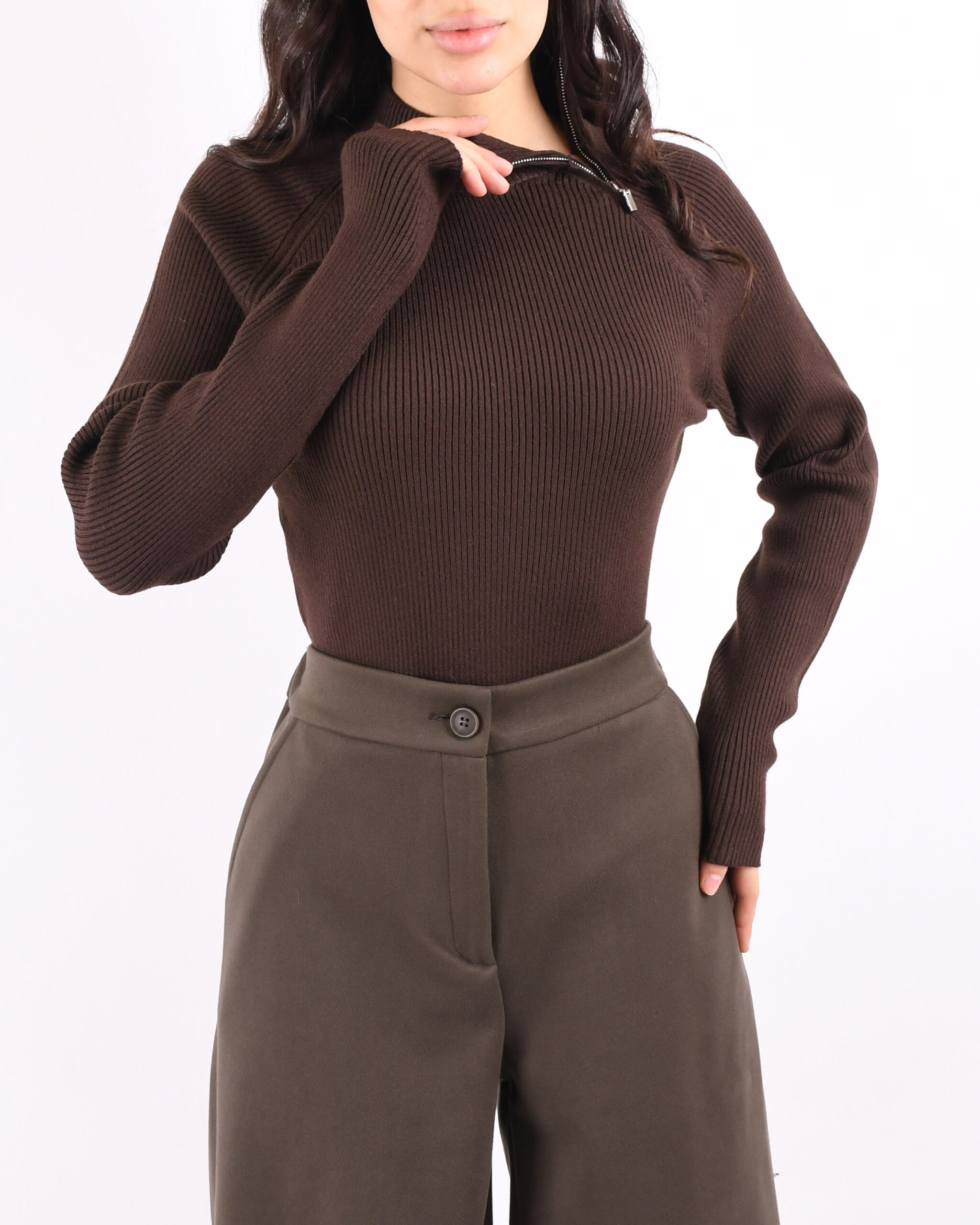 بافت بغل نیم زیپ L00139