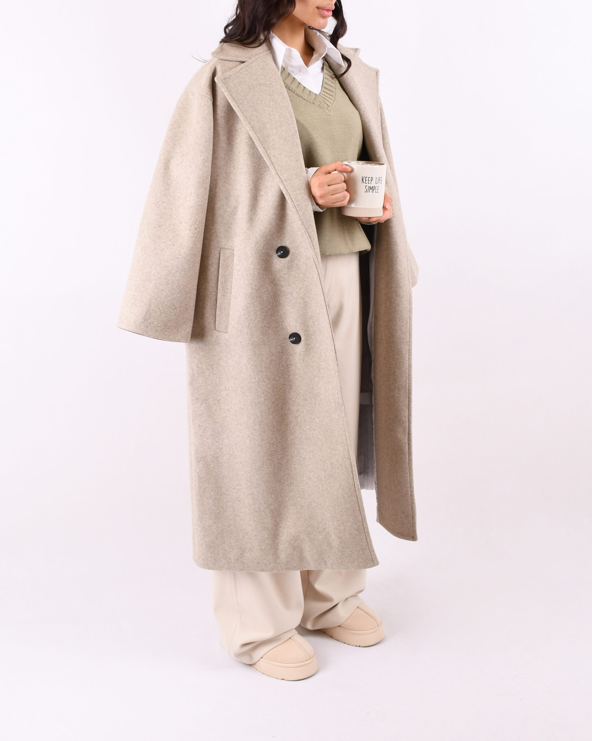 پالتو فوتر بلند P006