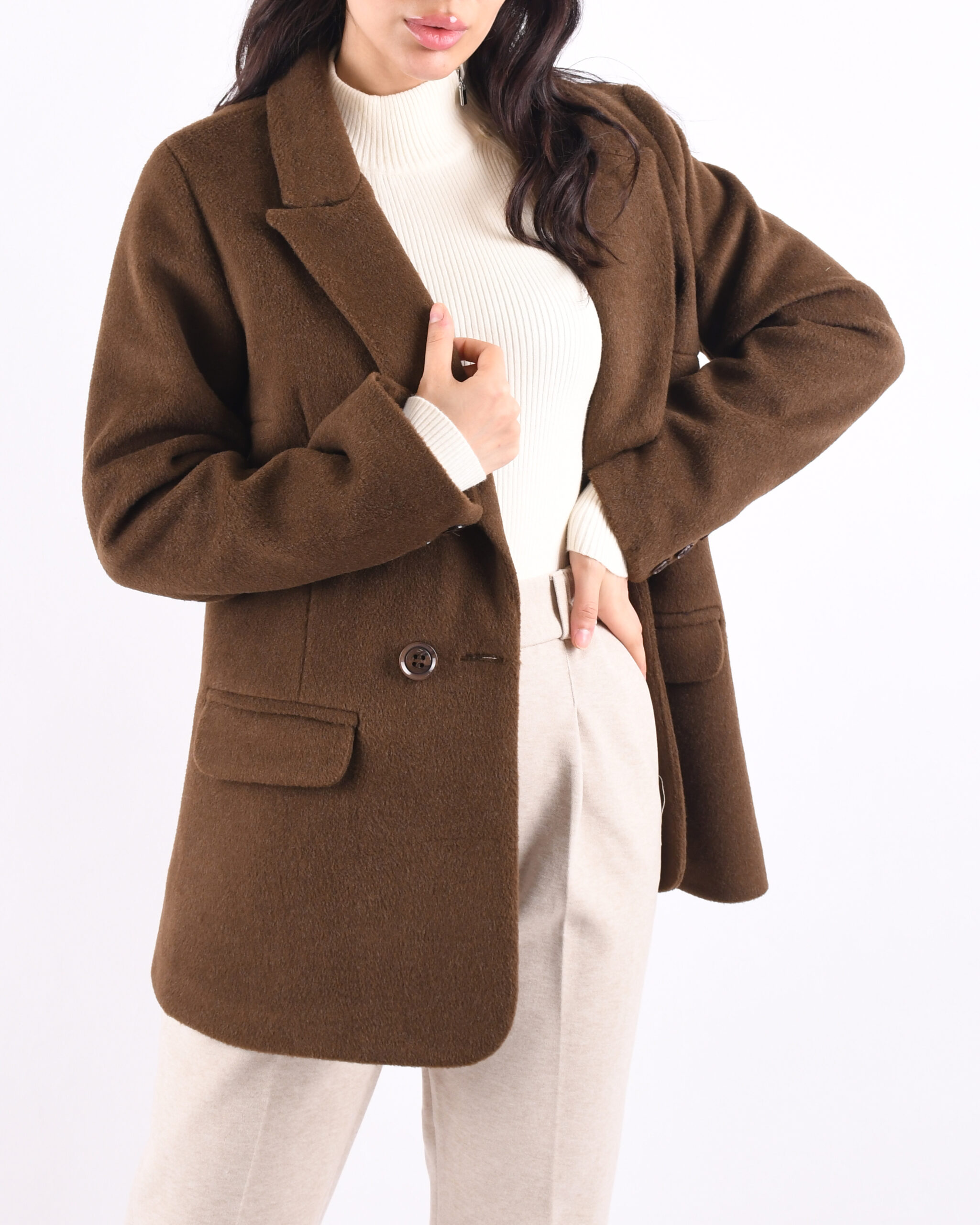 پالتو فوتر دو دکمه L00188