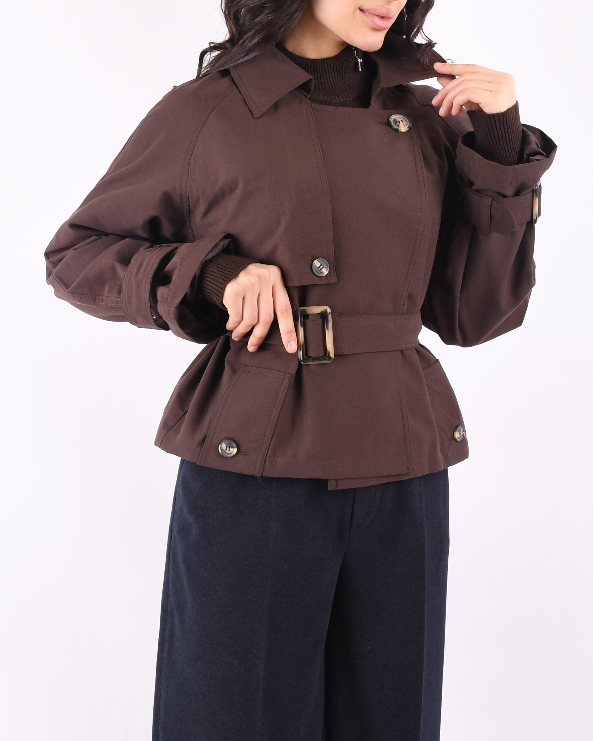 ترنچ کت کوتاه L00172