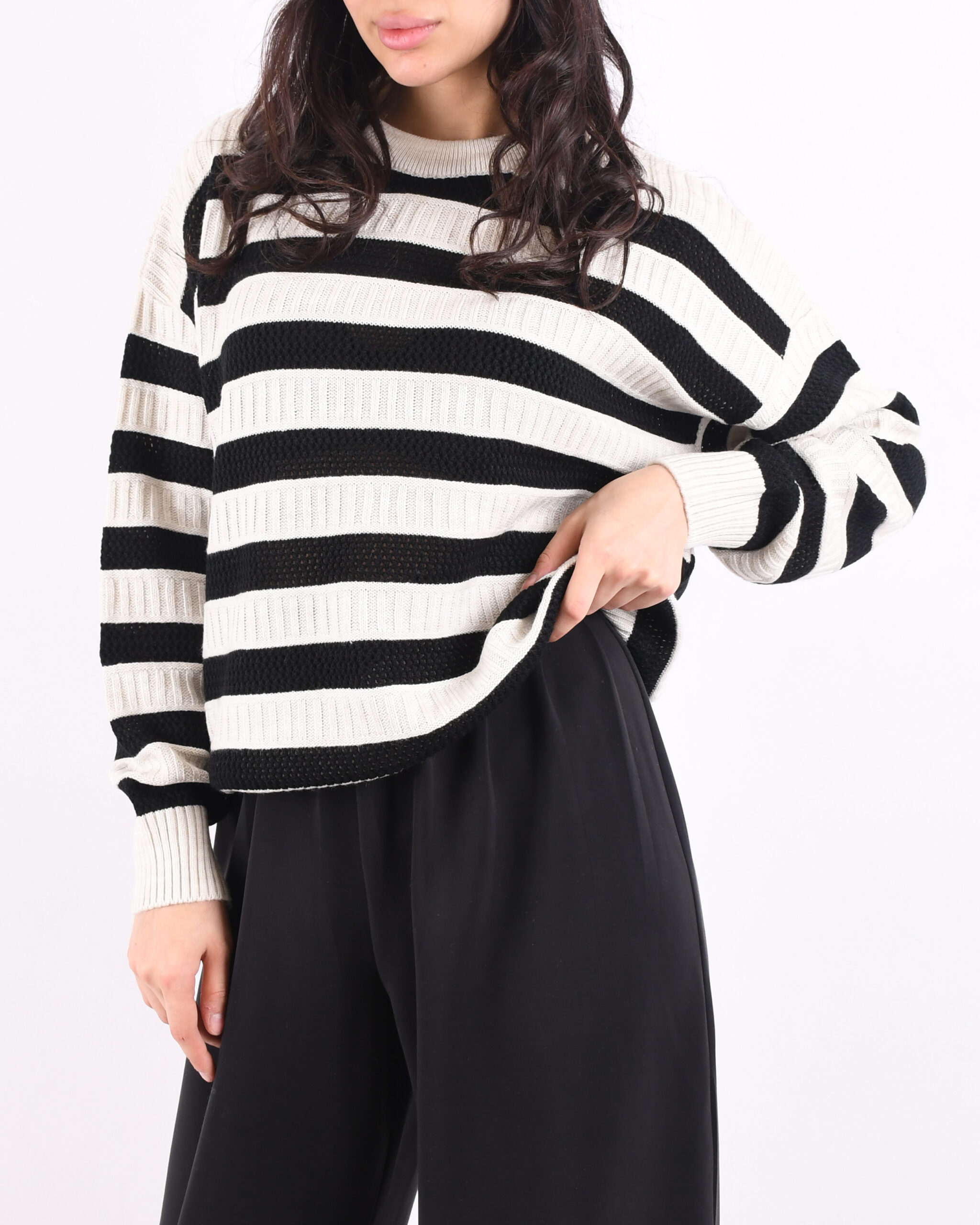 پلیور راه راه L00170